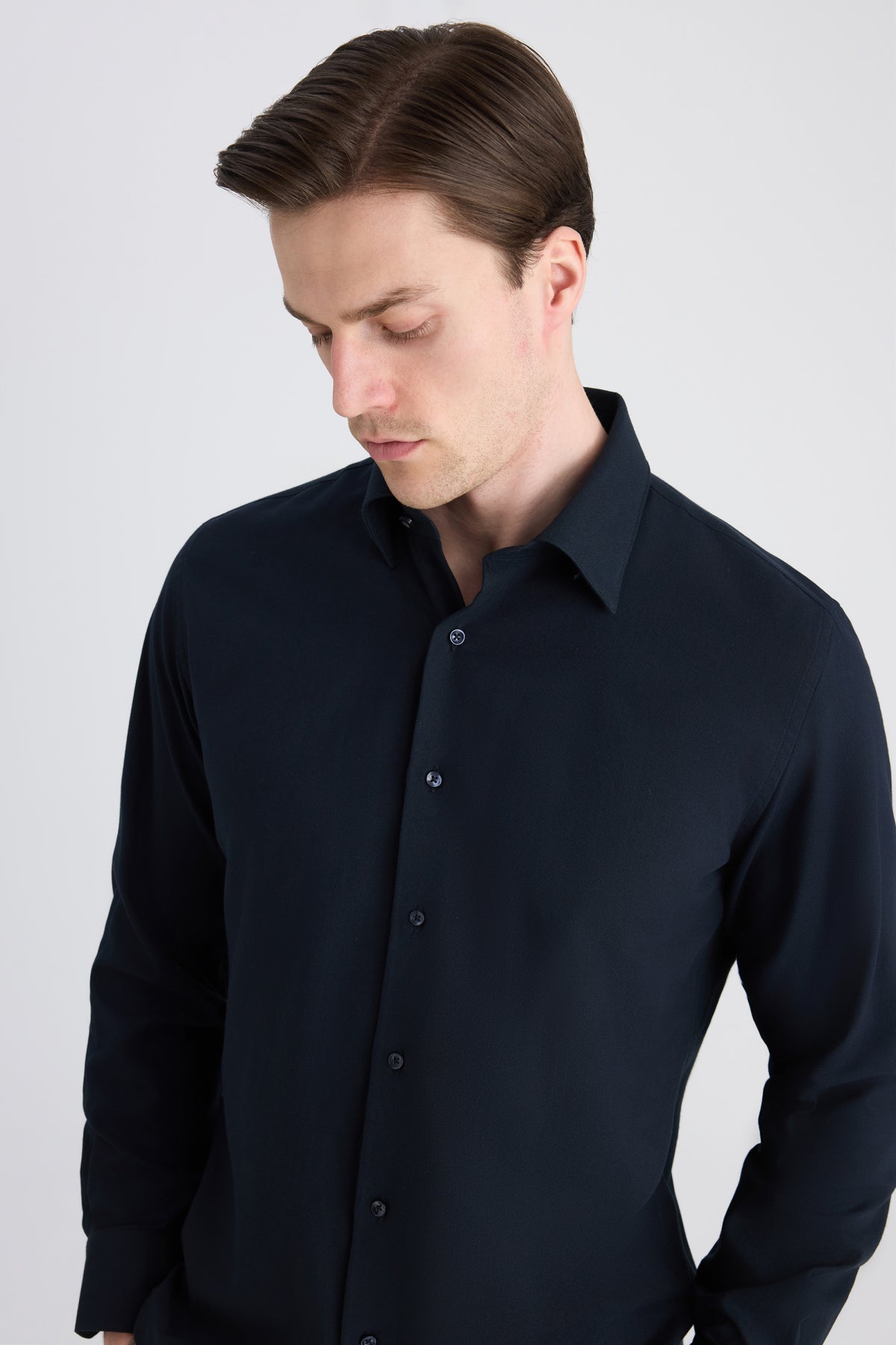 CAMASA SLIM FIT D'S DAMAT - Bleumarin
