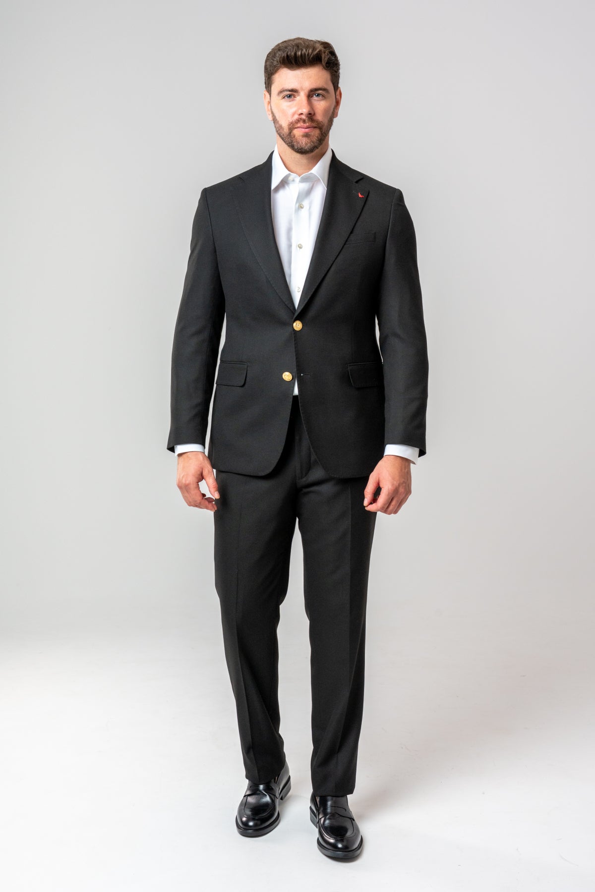 COSTUM SLIM FIT D'S DAMAT - Negru