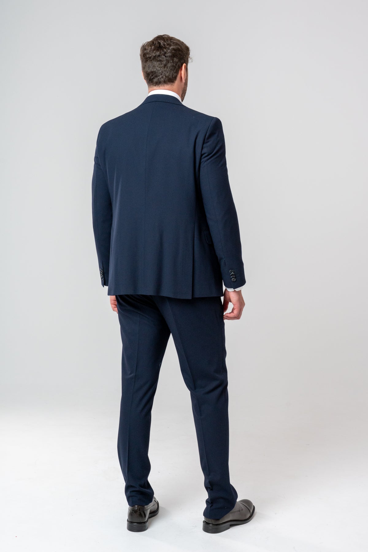 COSTUM CU VESTA SLIM FIT D'S DAMAT - Bleumarin