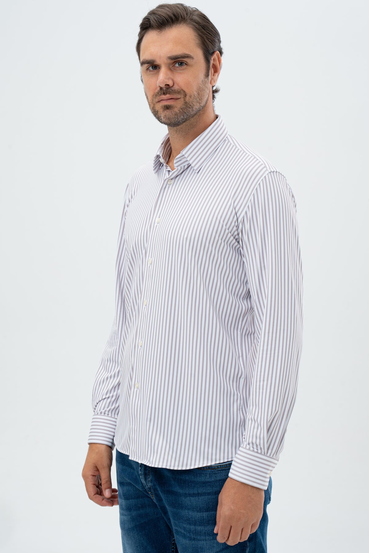 CAMASA SLIM FIT D'S DAMAT - Bej