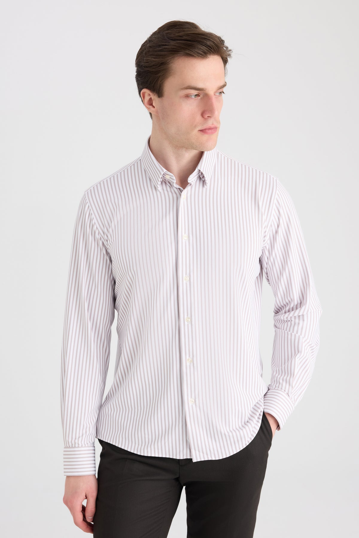CAMASA SLIM FIT D'S DAMAT - Bej