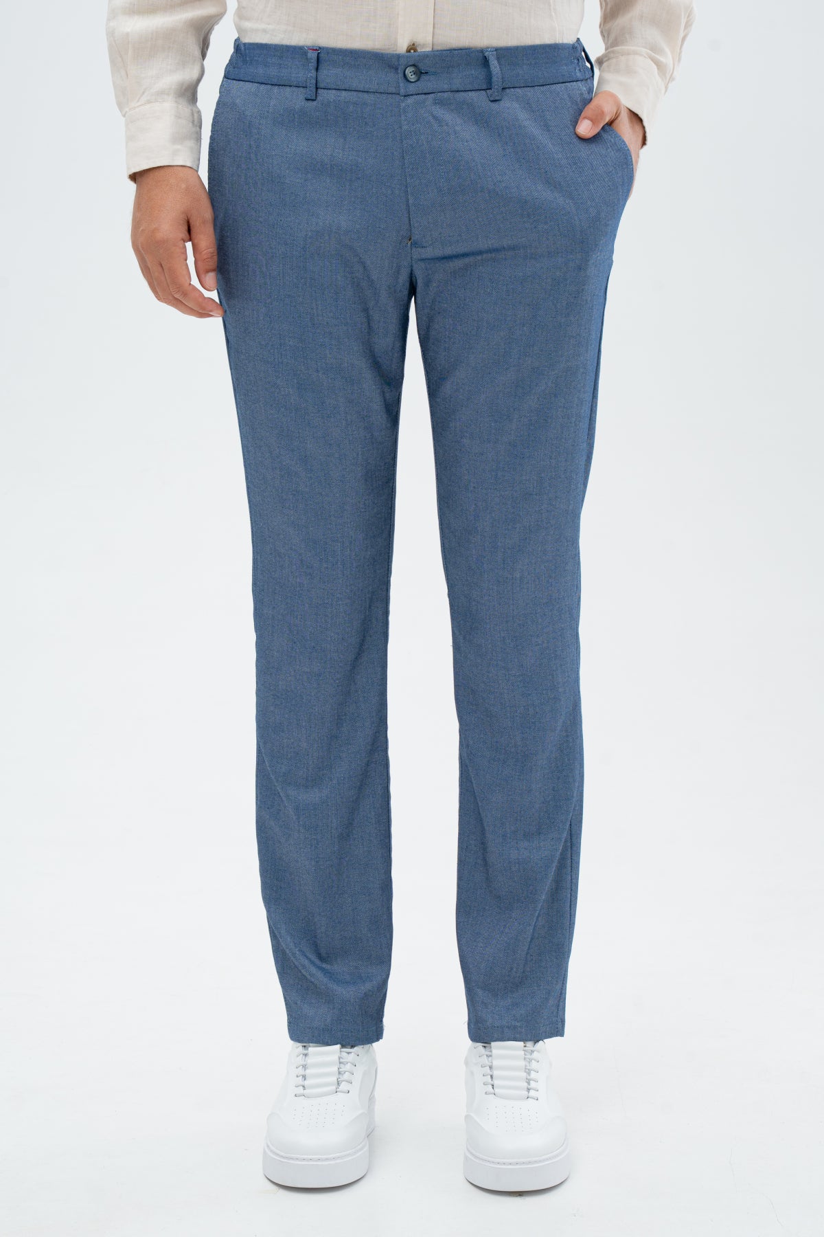 PANTALONI CASUAL JOGGER D'S DAMAT - Bleumarin