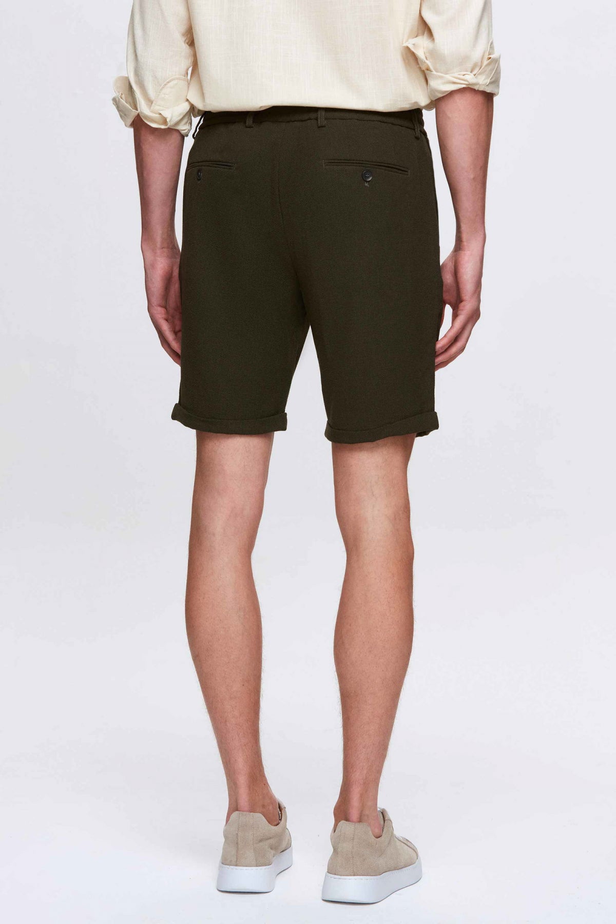 PANTALONI SCURTI D'S DAMAT - Kaki
