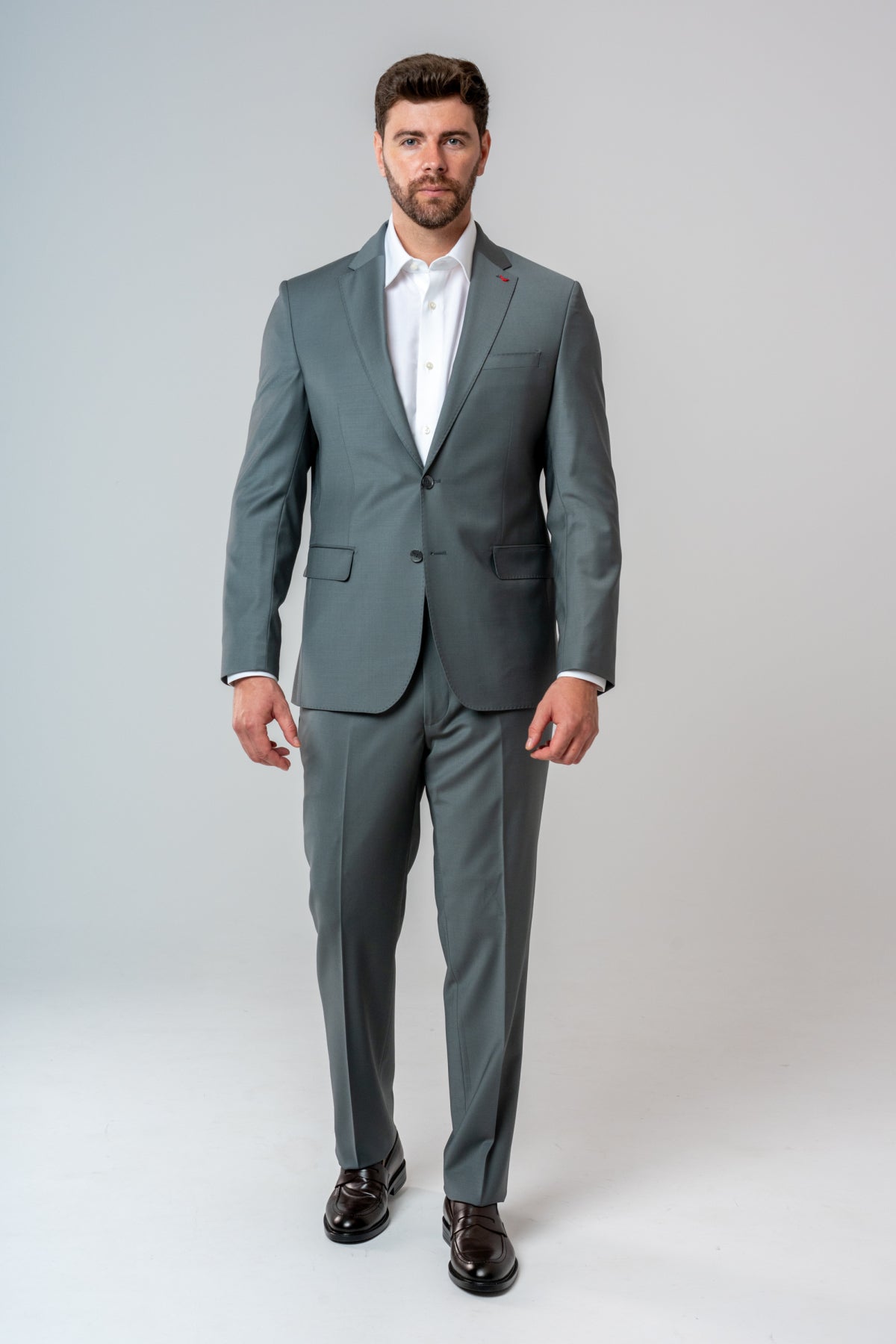 COSTUM D'S DAMAT SLIM FIT - Gri Petrol
