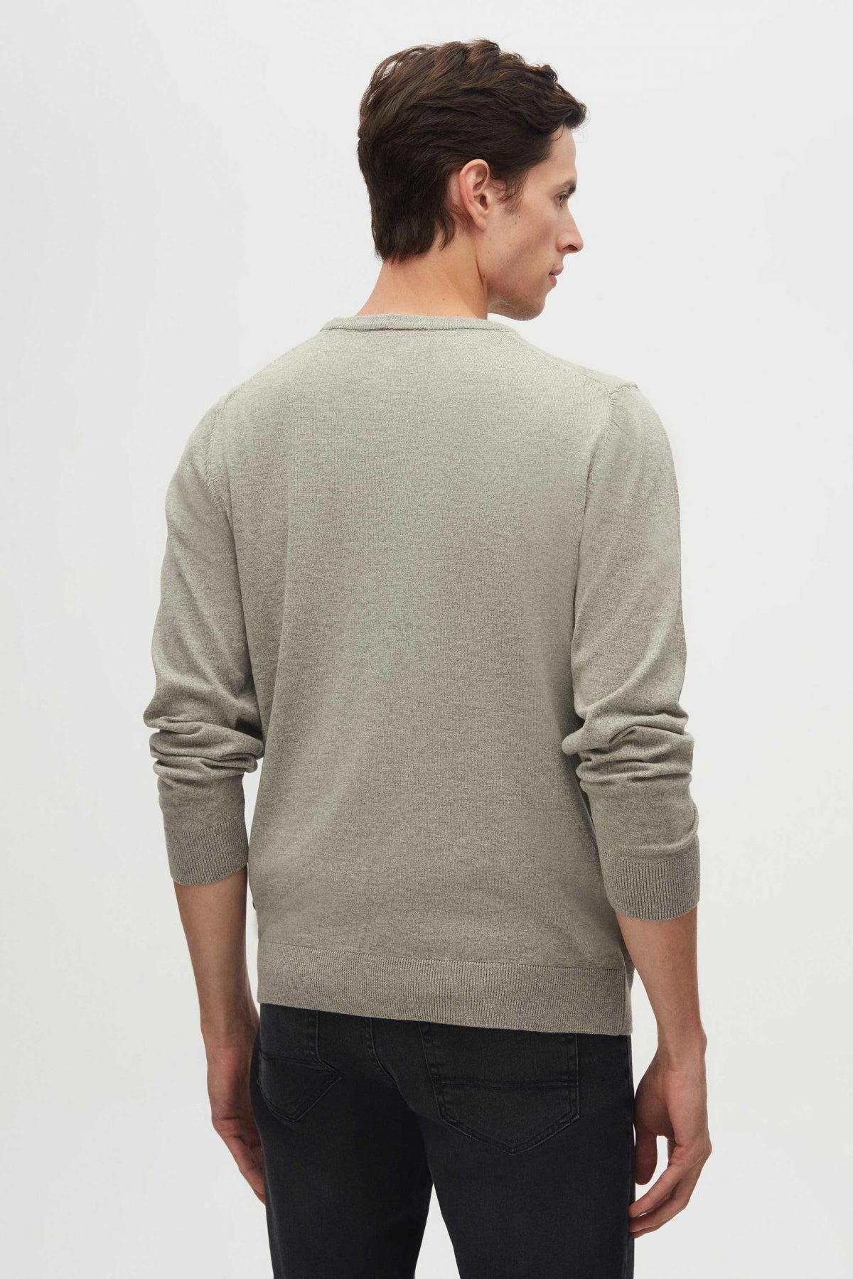 PULOVER REGULAR FIT D'S DAMAT - Gri
