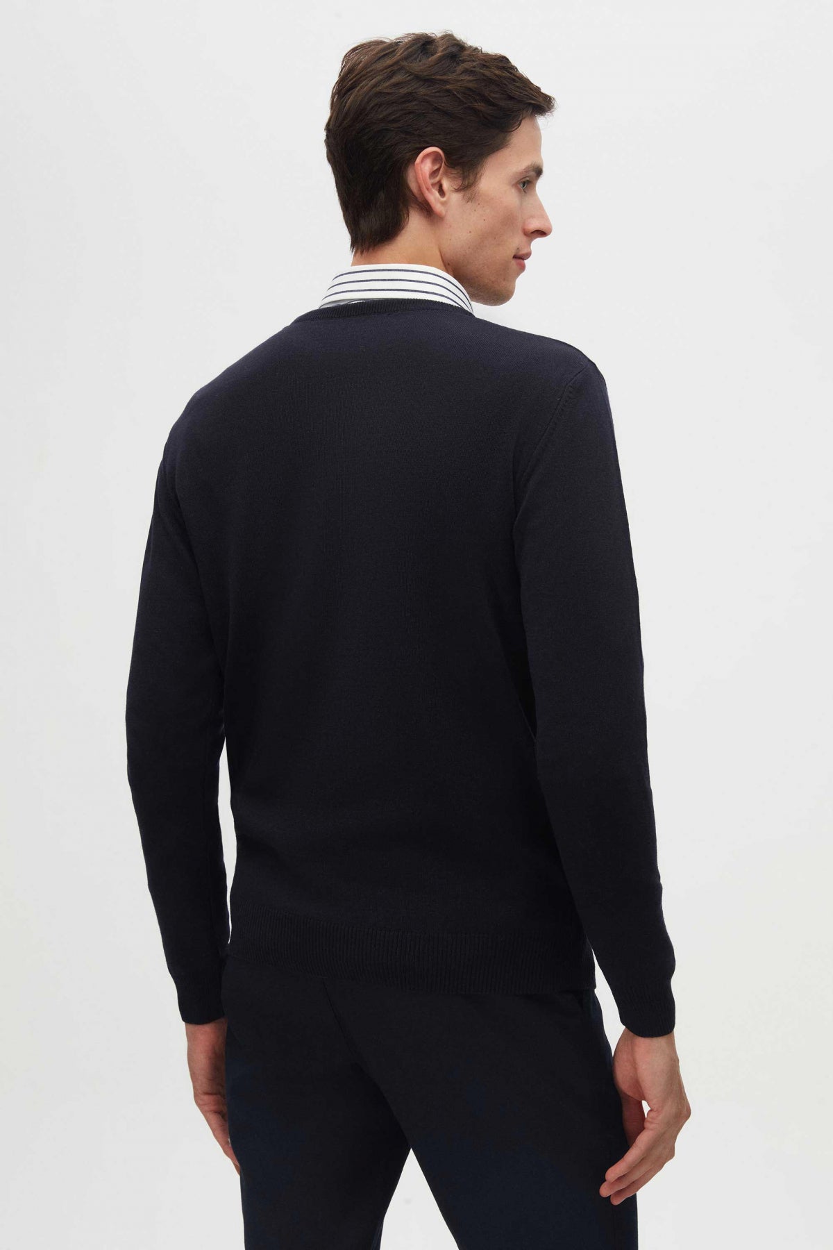 PULOVER REGULAR FIT D'S DAMAT - Bleumarin