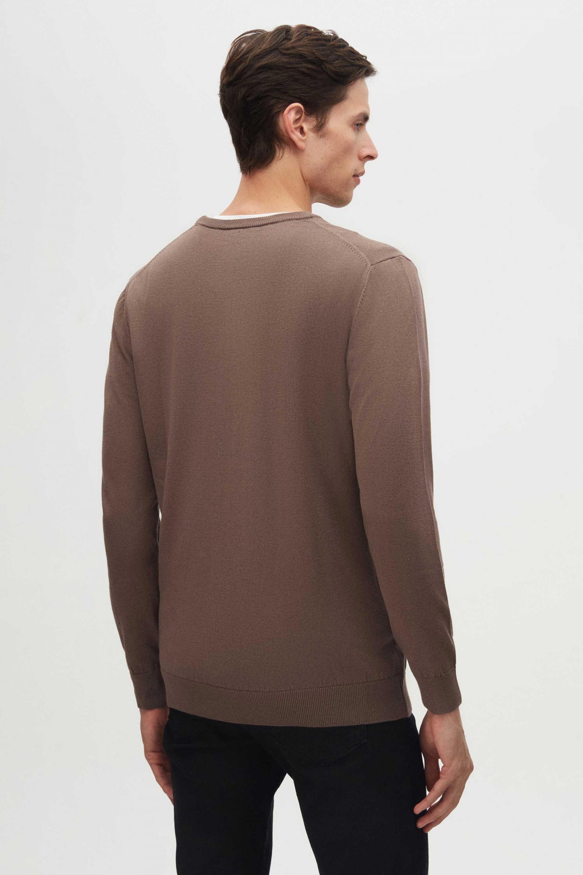 PULOVER REGULAR FIT D'S DAMAT - Bej