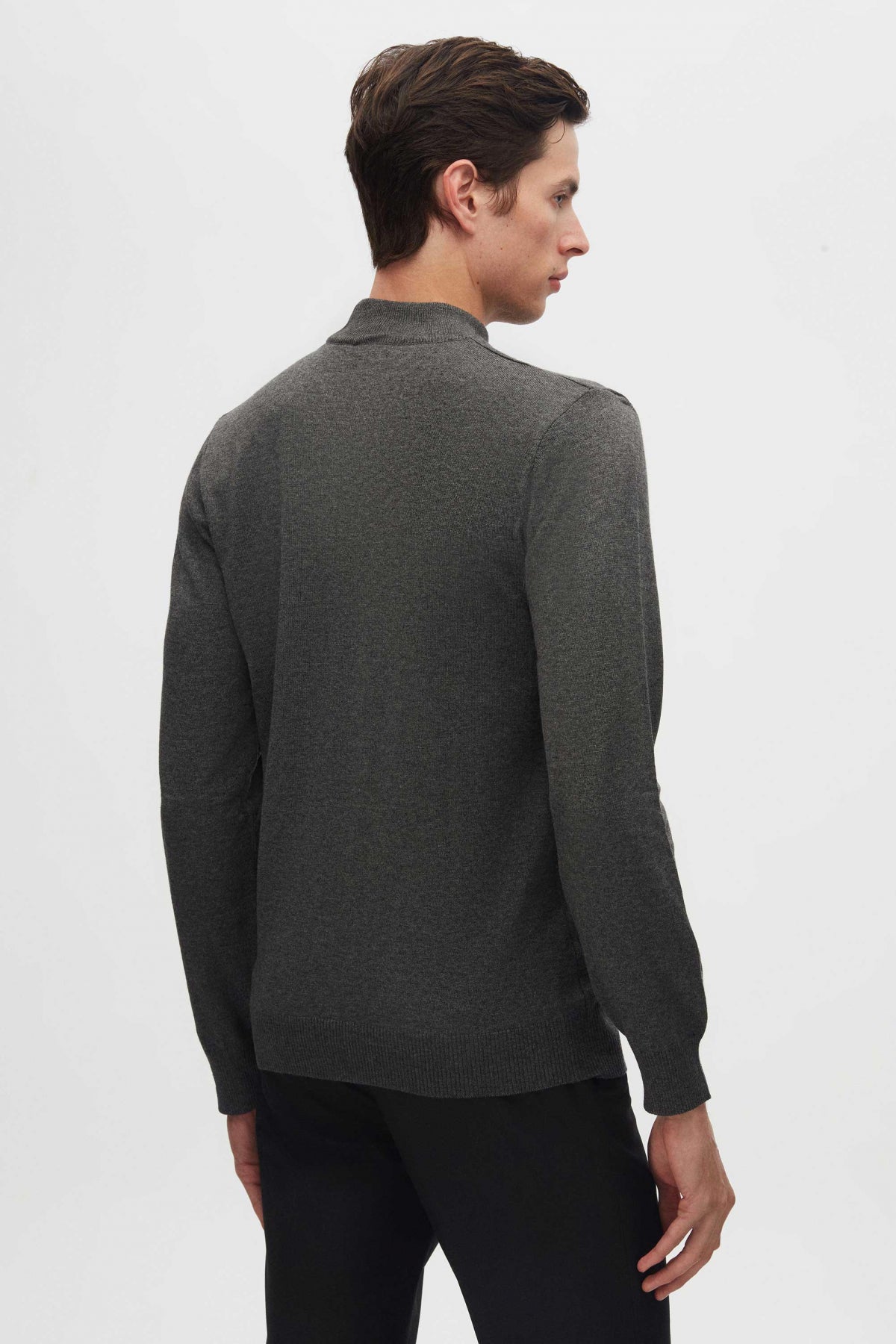 PULOVER REGULAR FIT D'S DAMAT - Antracit