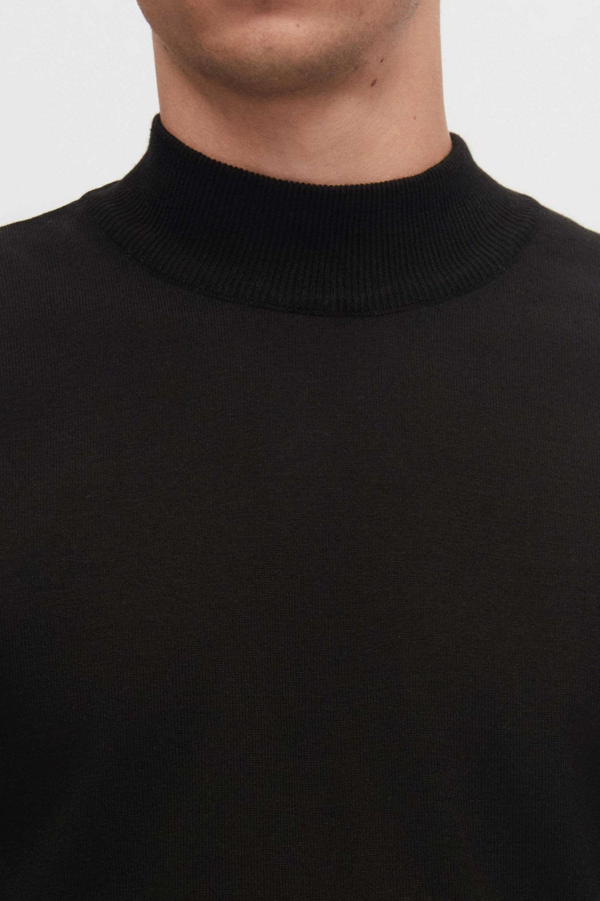 PULOVER REGULAR FIT D'S DAMAT - Negru