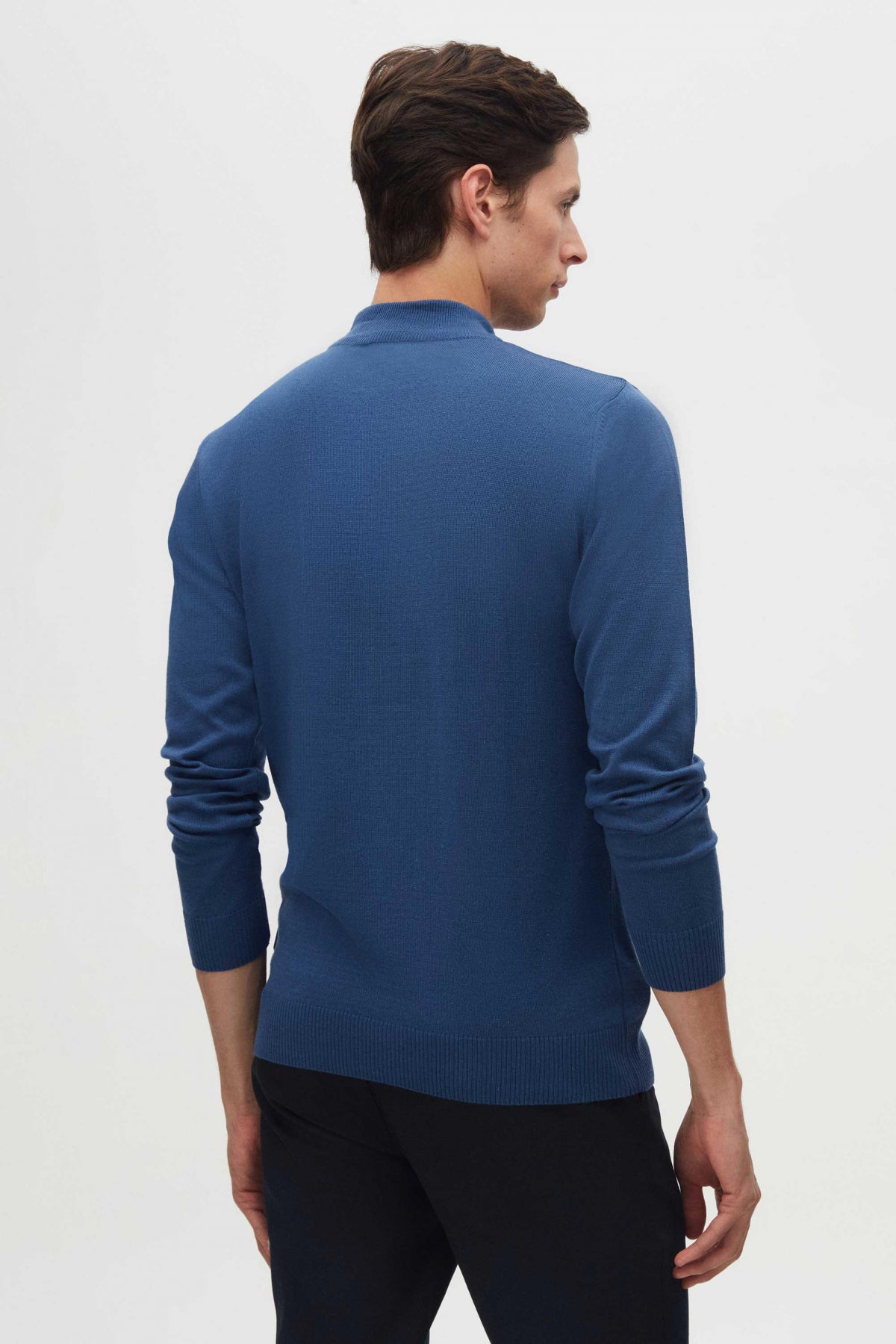 PULOVER REGULAR FIT D'S DAMAT - Bleu