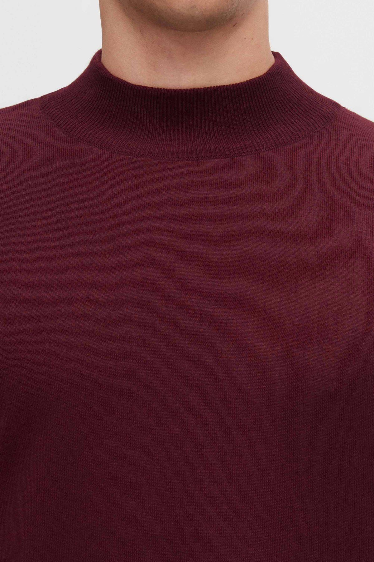 PULOVER REGULAR FIT D'S DAMAT - Bordo