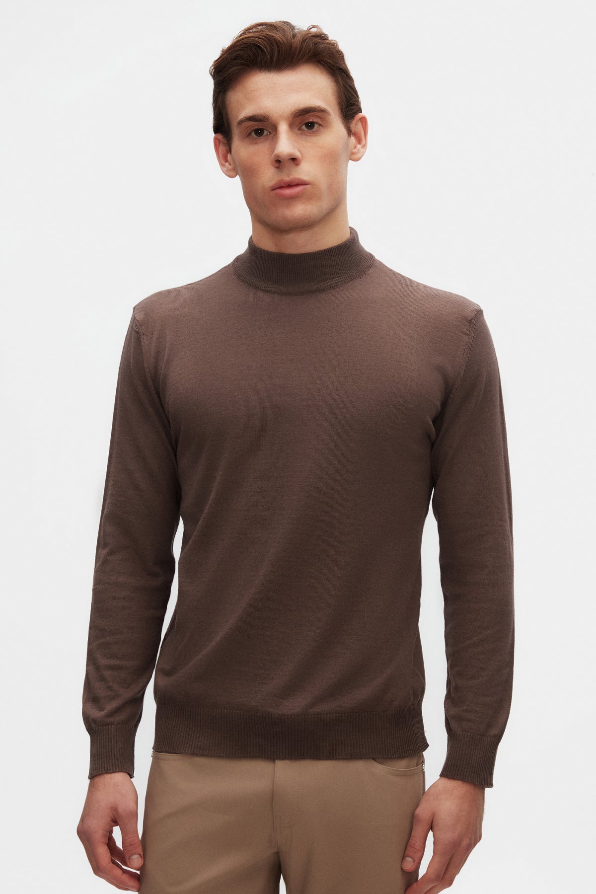 PULOVER REGULAR FIT D'S DAMAT - Bej