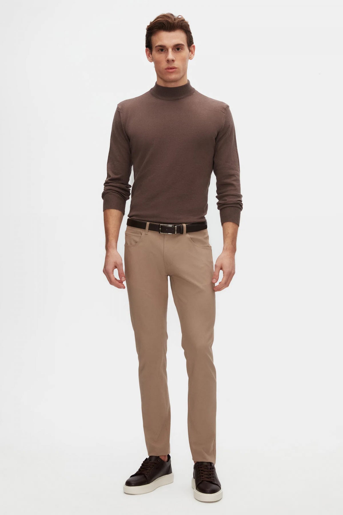 PULOVER REGULAR FIT D'S DAMAT - Bej