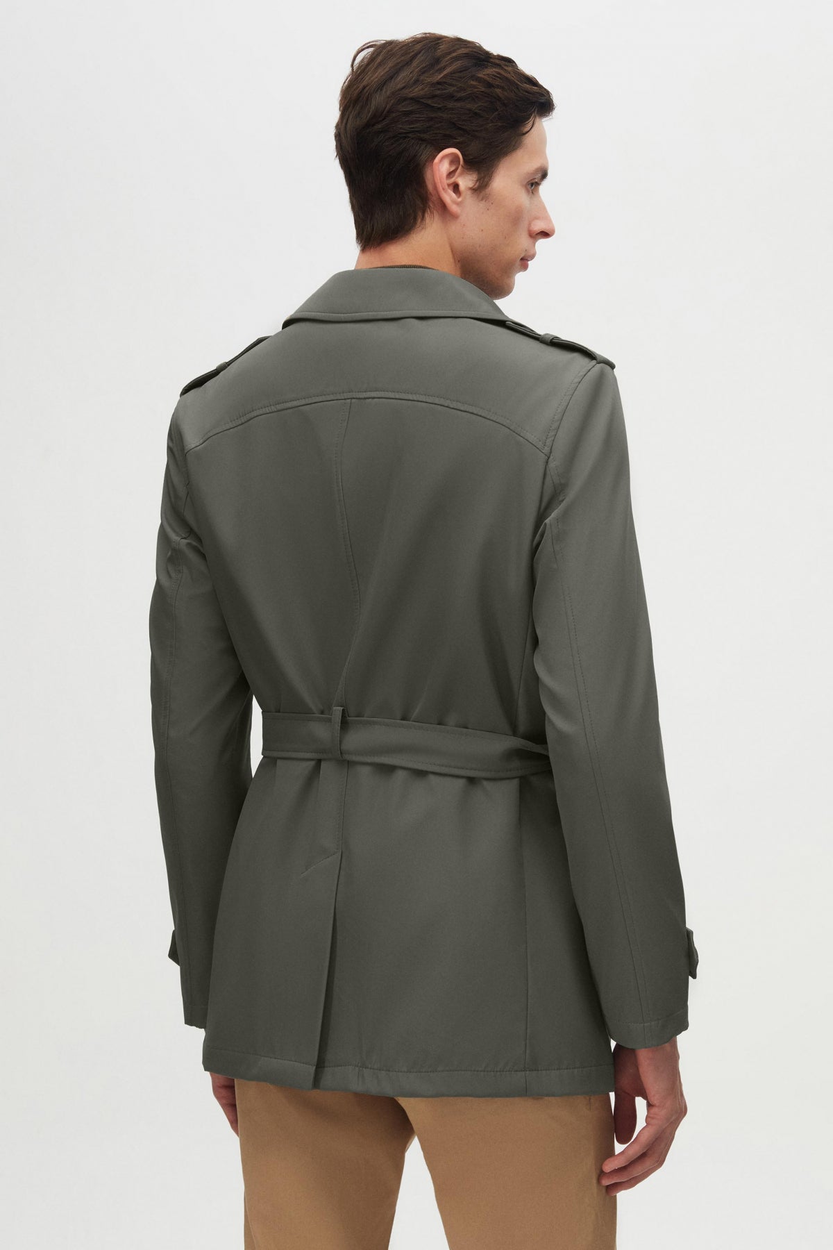 TRENCI REGULAR FIT D'S DAMAT - Kaki