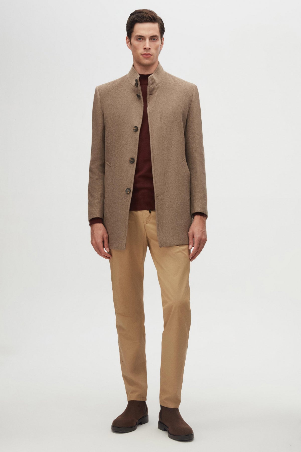 PALTON LANA REGULAR FIT D'S DAMAT - Bej