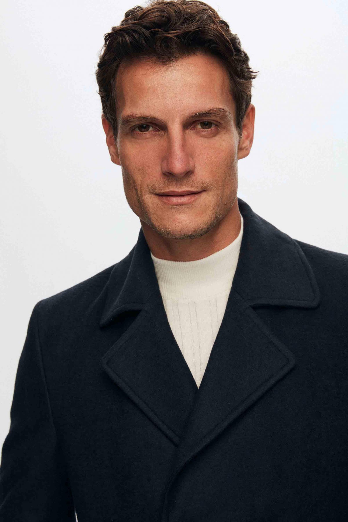 PALTON LANA REGULAR FIT D'S DAMAT - Bleumarin