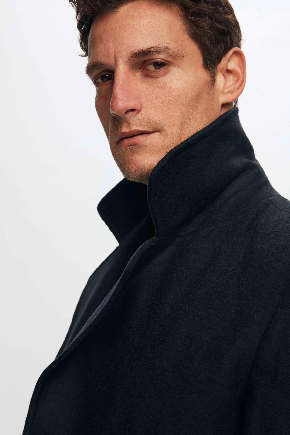 PALTON LANA REGULAR FIT D'S DAMAT - Bleumarin