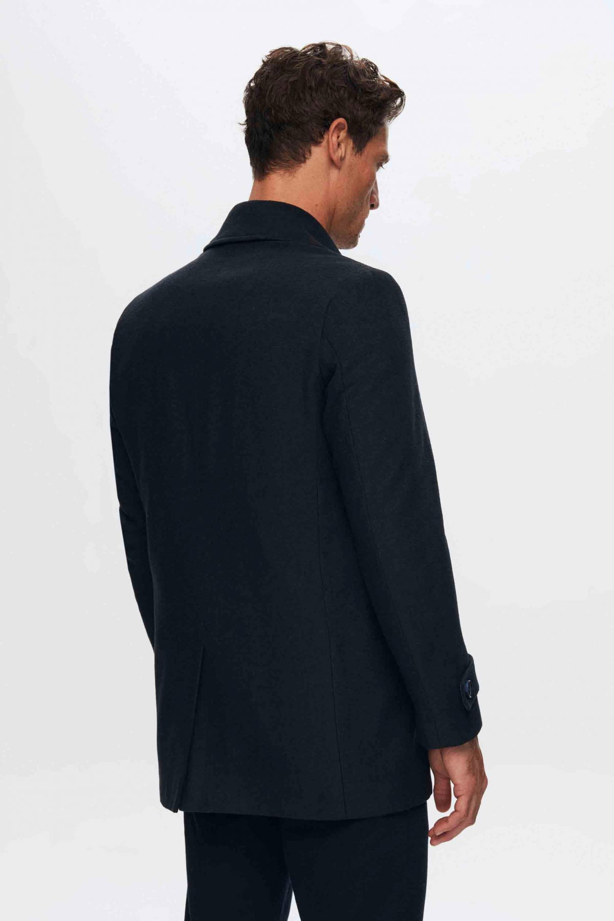 PALTON LANA REGULAR FIT D'S DAMAT - Bleumarin