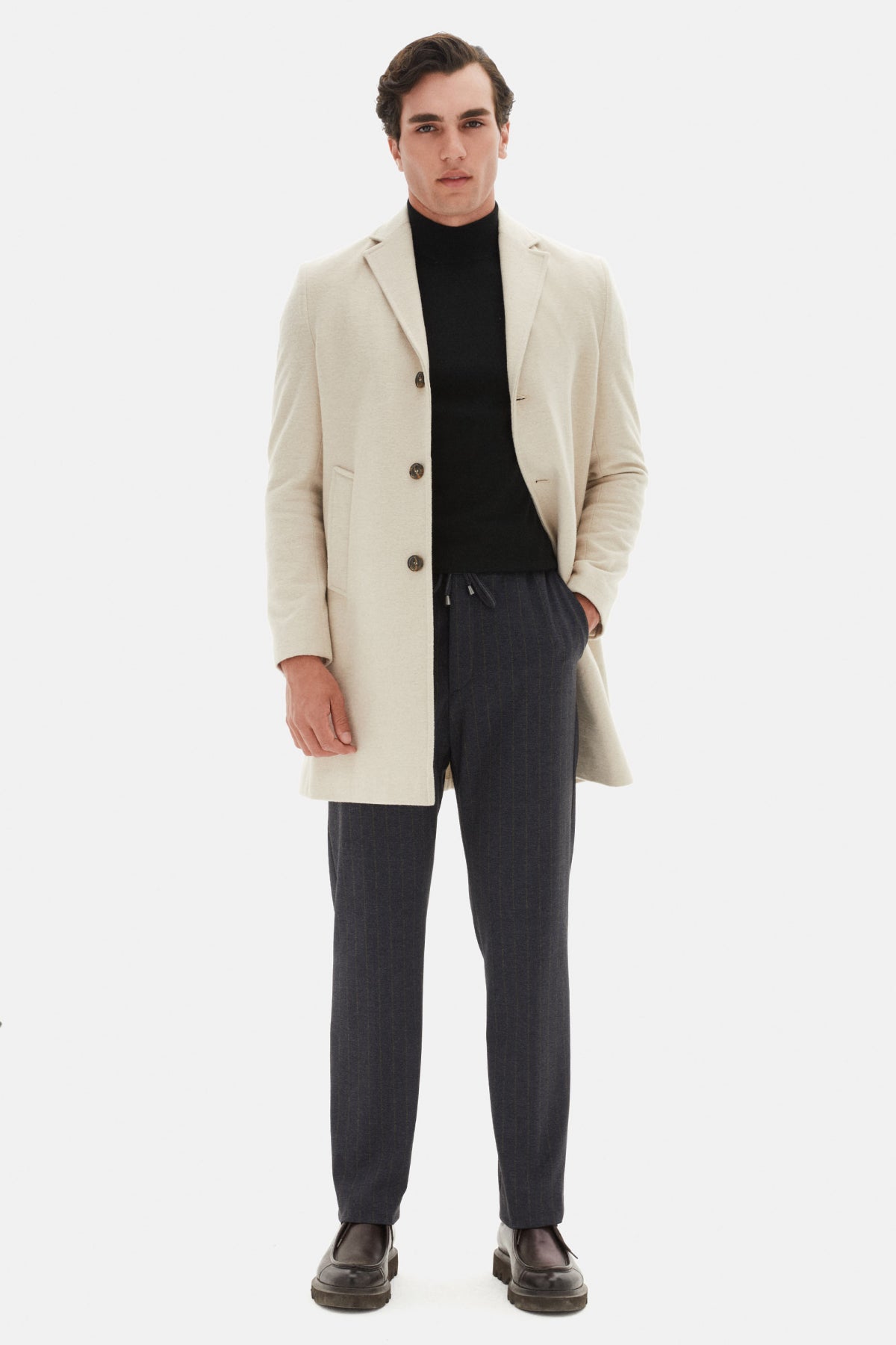 PALTON LANA REGULAR FIT D'S DAMAT - Bej