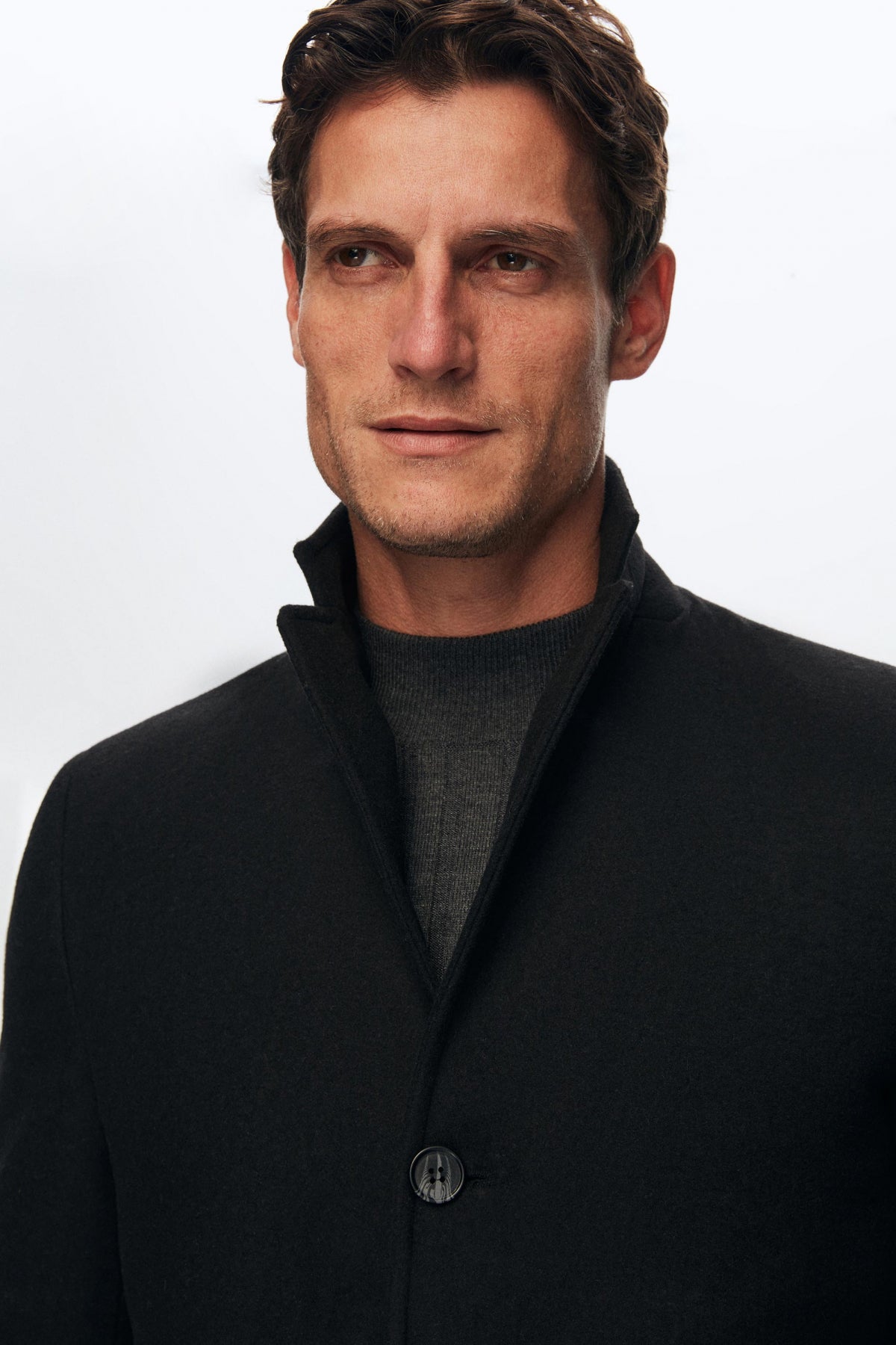 PALTON LANA REGULAR FIT D'S DAMAT - Negru