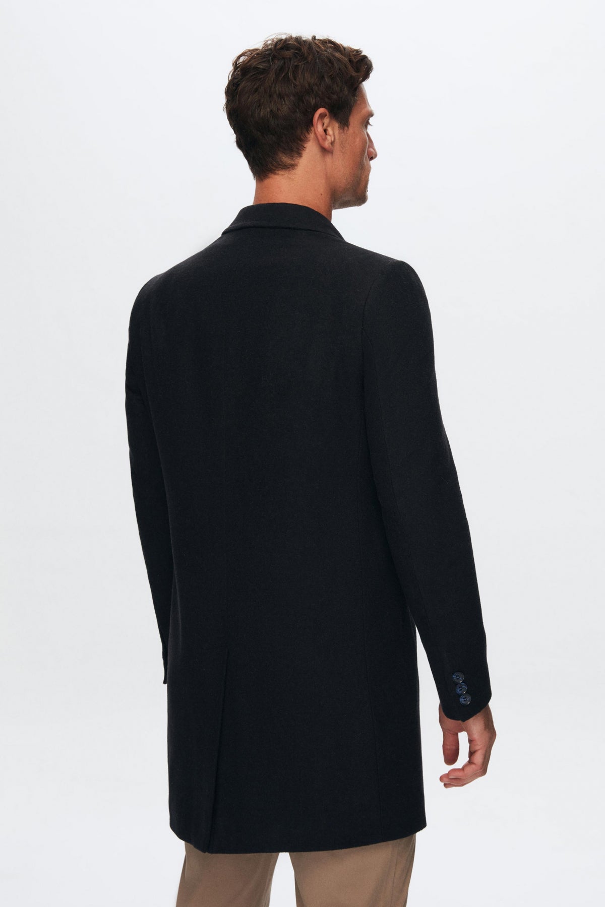 PALTON LANA REGULAR FIT D'S DAMAT - Bleumarin