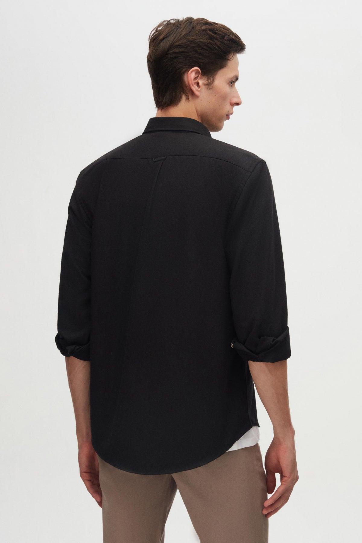 CAMASA REGULAR FIT D'S DAMAT - Negru