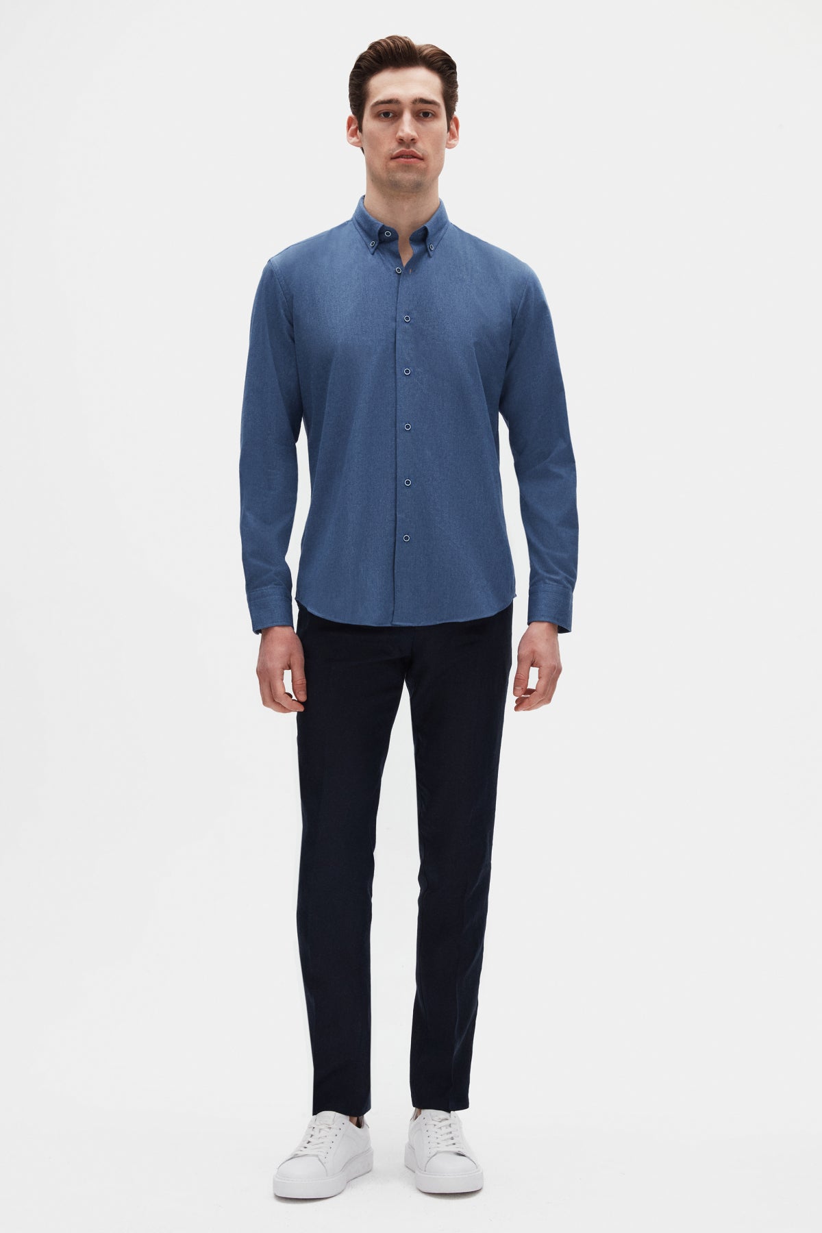 CAMASA REGULAR FIT D'S DAMAT - Albastru