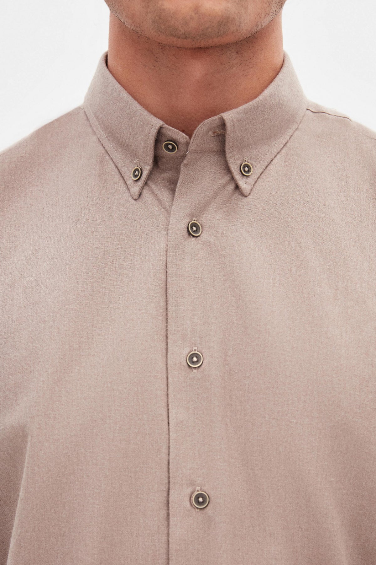 CAMASA REGULAR FIT D'S DAMAT - Bej