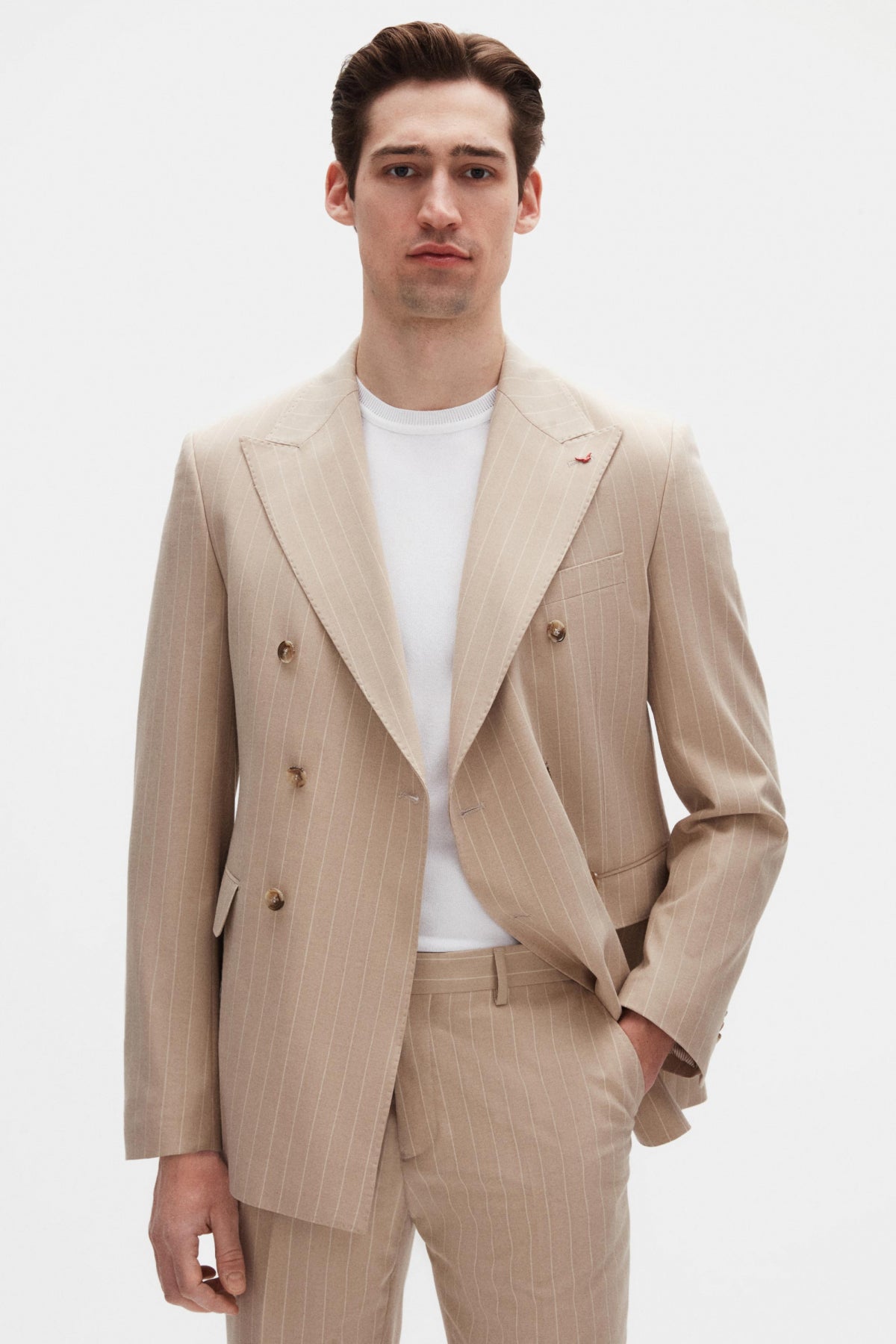 COSTUM REGULAR FIT D'S DAMAT - Bej