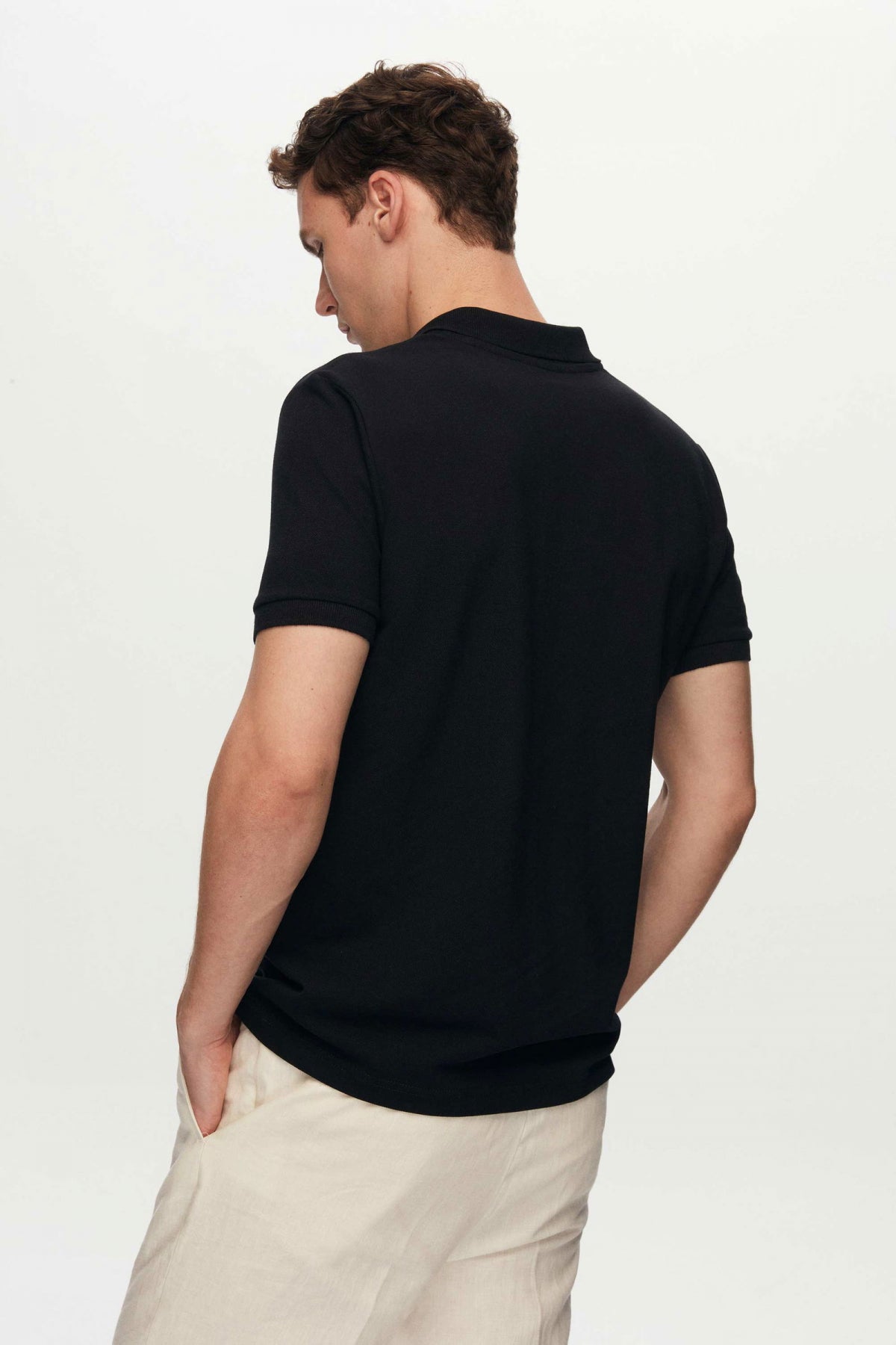 TRICOU REGULAR FIT D'S DAMAT - Negru