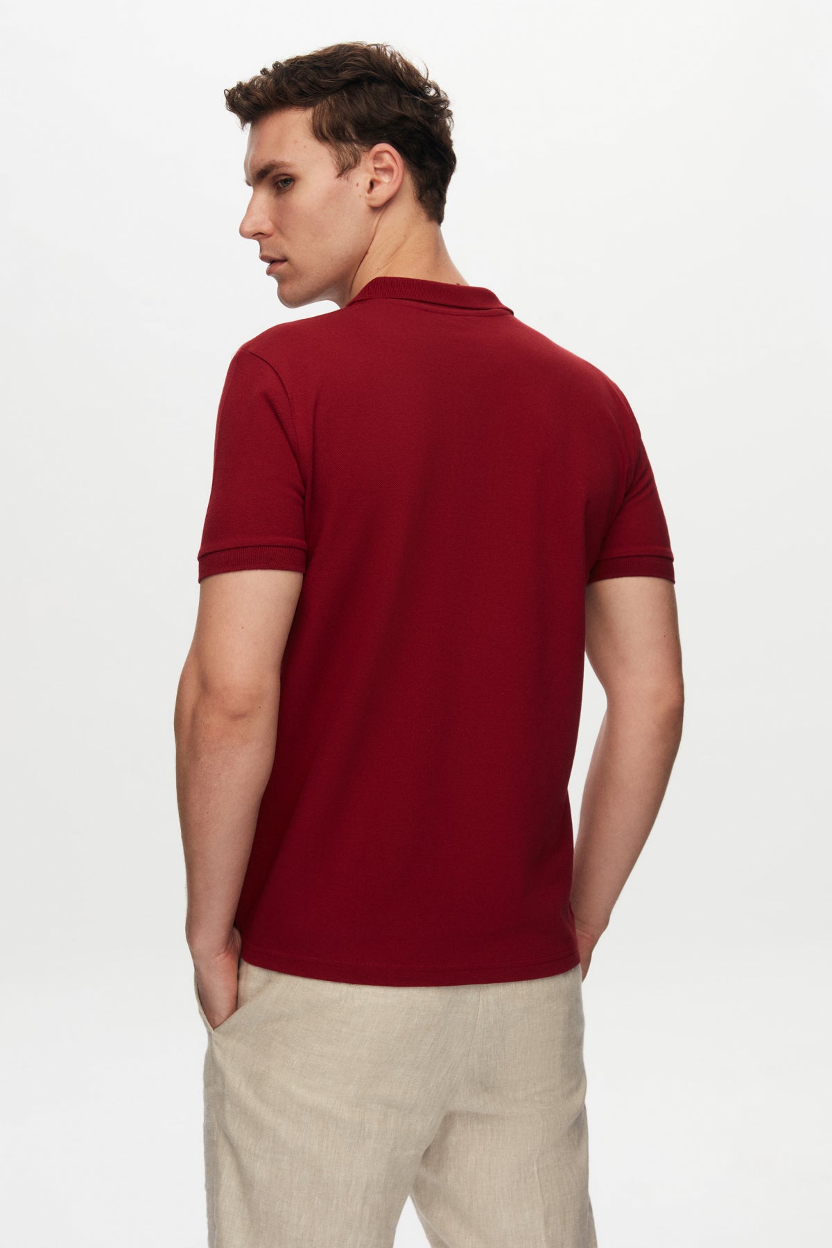 TRICOU REGULAR FIT D'S DAMAT - Bordo