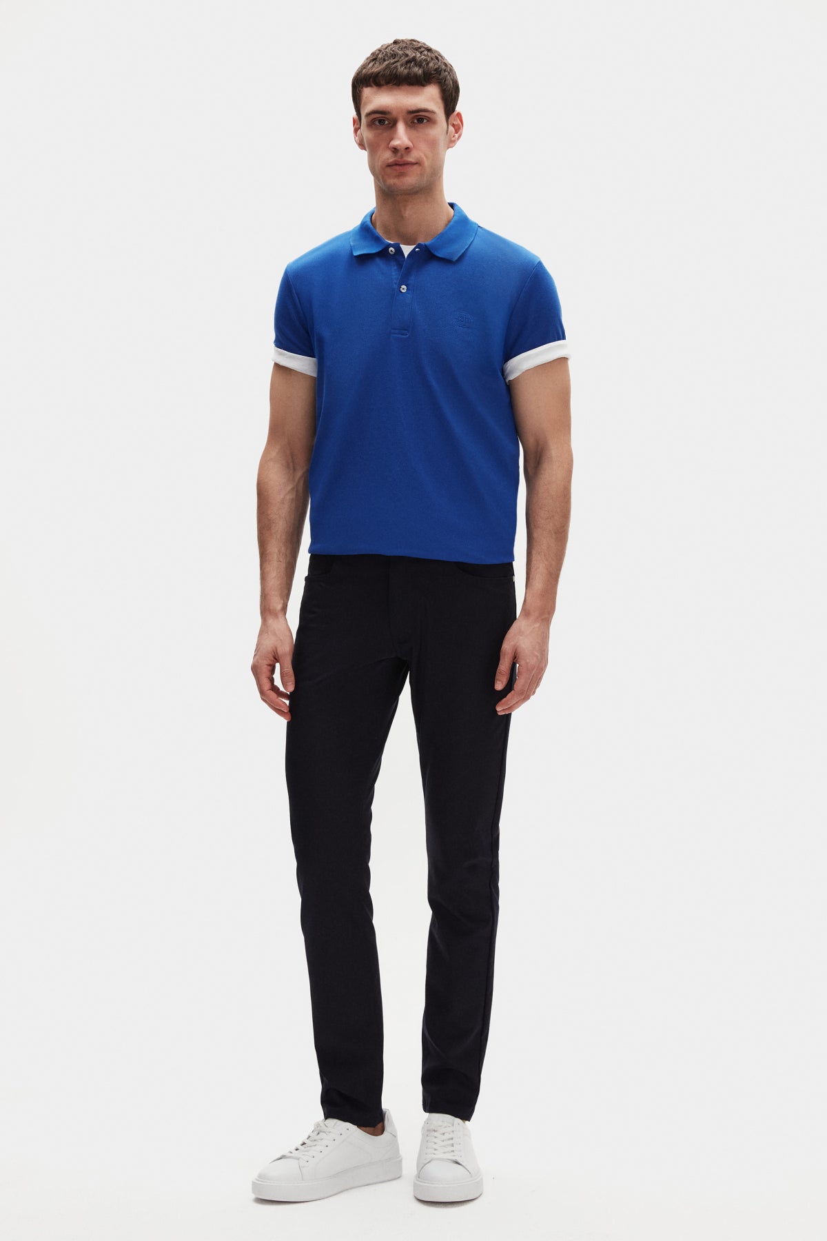 TRICOU REGULAR FIT D'S DAMAT - Albastru