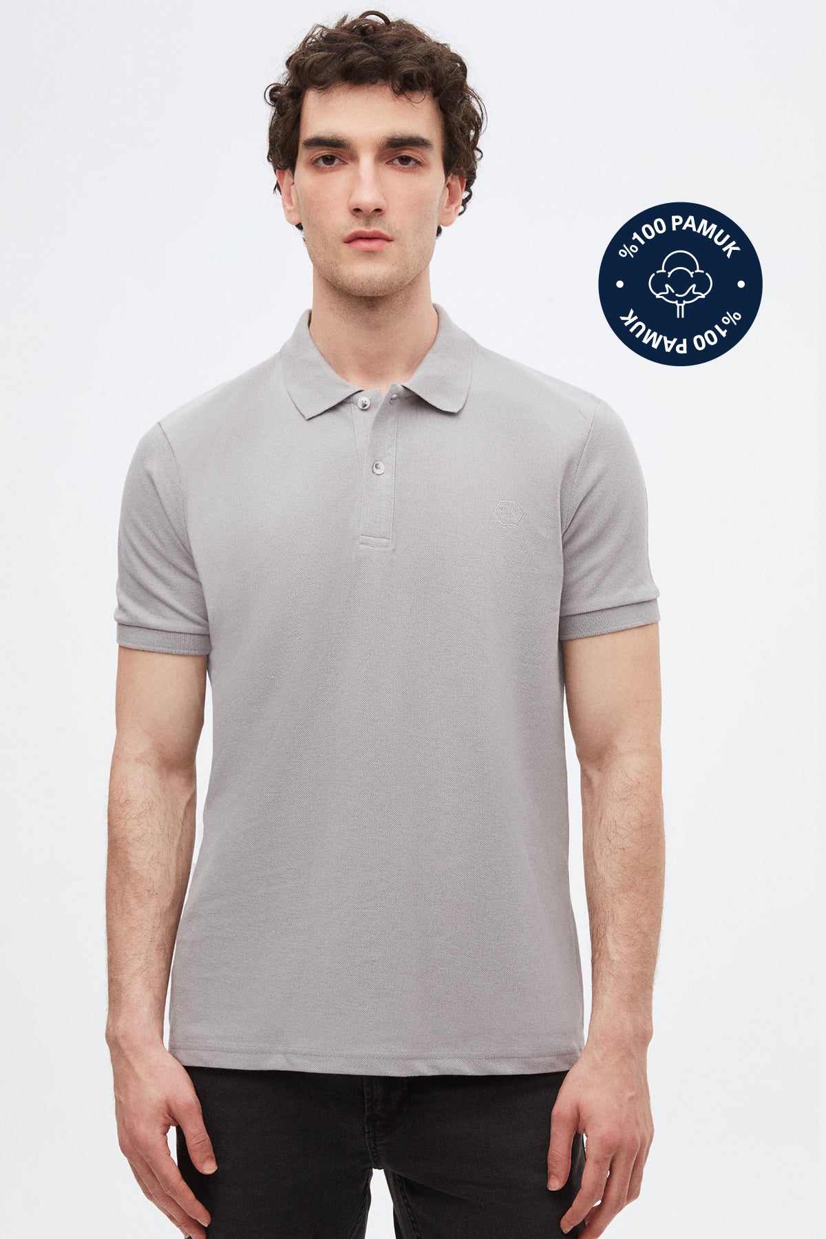 TRICOU REGULAR FIT D'S DAMAT - Gri