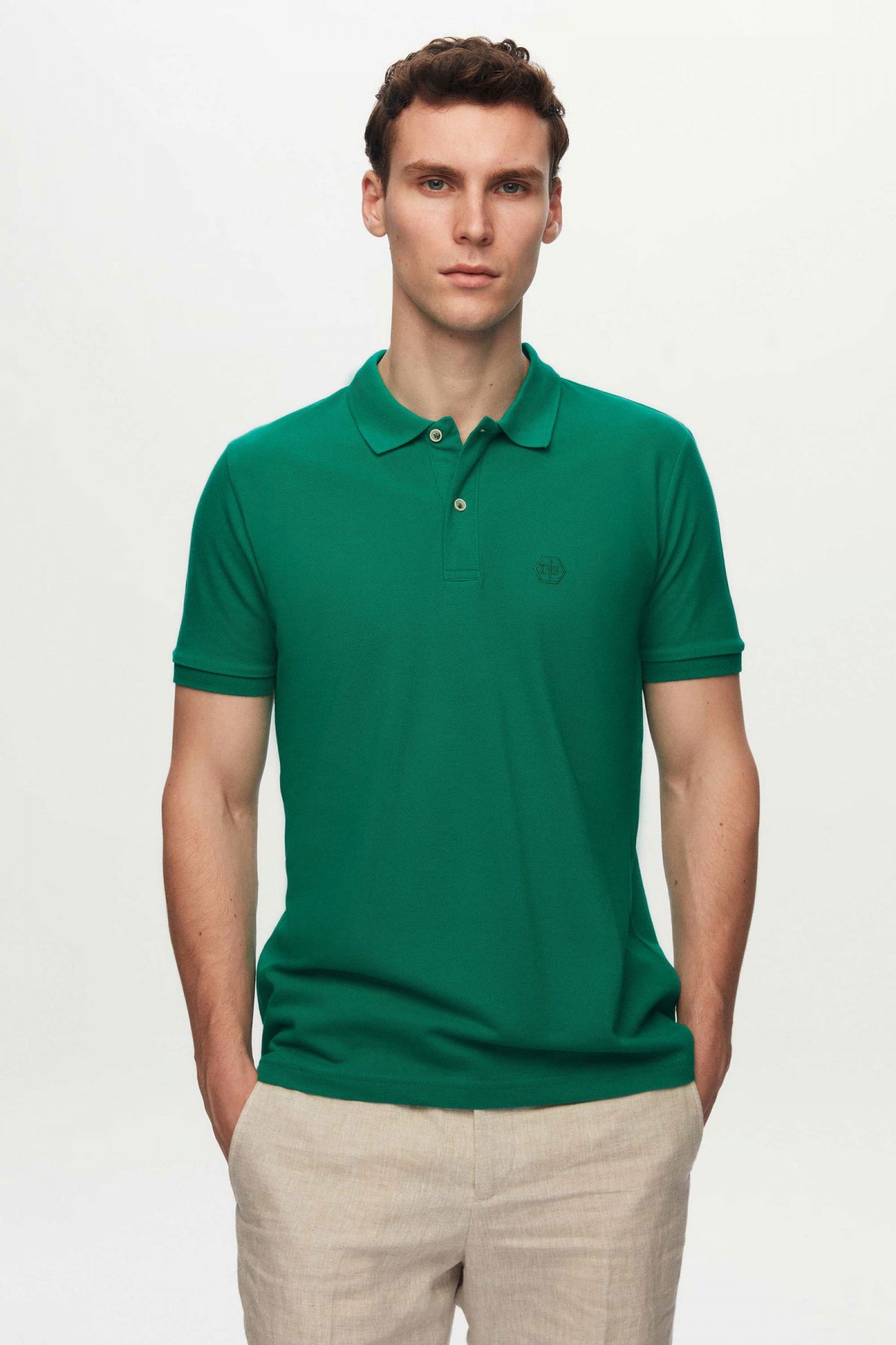 TRICOU REGULAR FIT D'S DAMAT - Verde