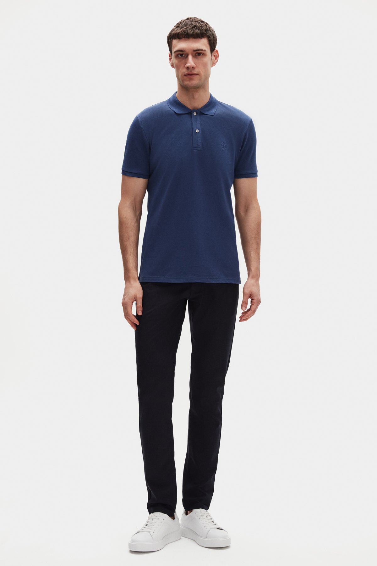 TRICOU REGULAR FIT D'S DAMAT - Albastru