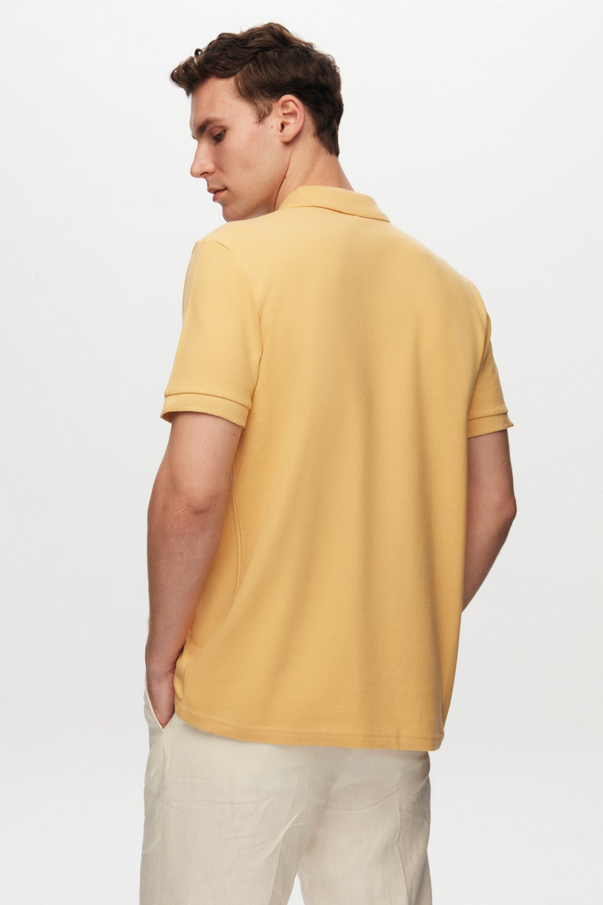 TRICOU REGULAR FIT D'S DAMAT - Galben