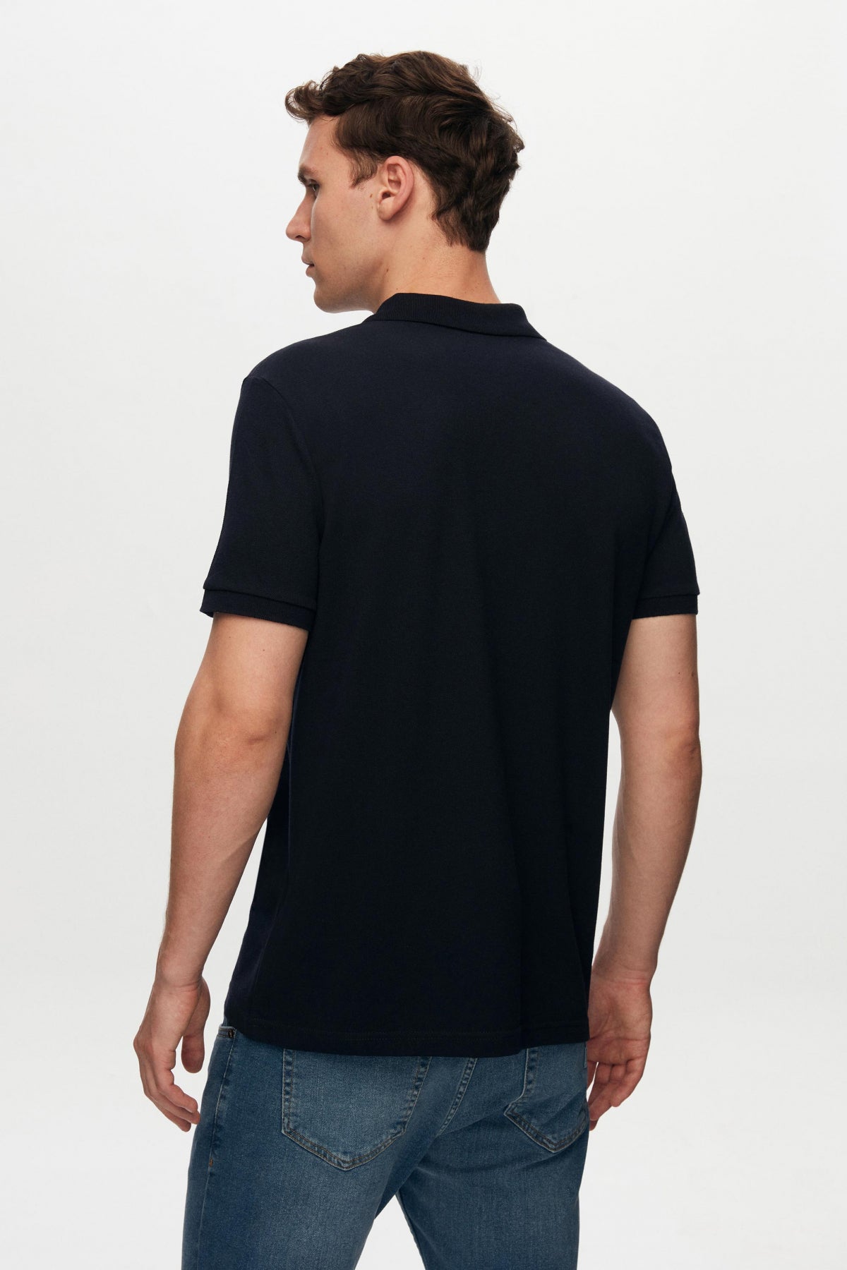 TRICOU REGULAR FIT D'S DAMAT - Bleumarin