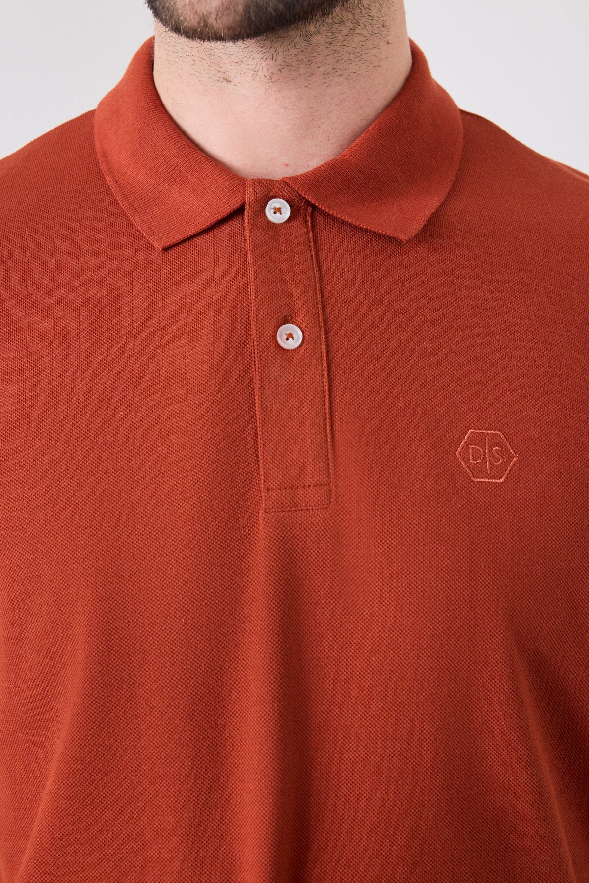 TRICOU REGULAR FIT D'S DAMAT - Cărămiziu