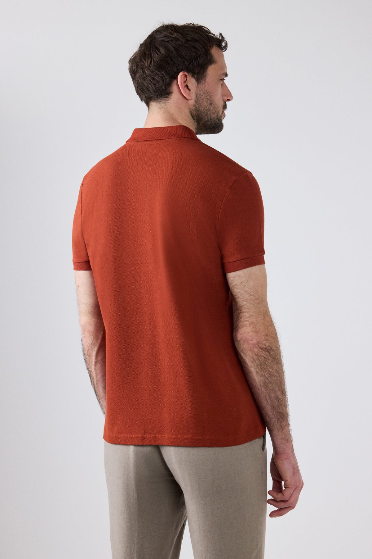TRICOU REGULAR FIT D'S DAMAT - Cărămiziu
