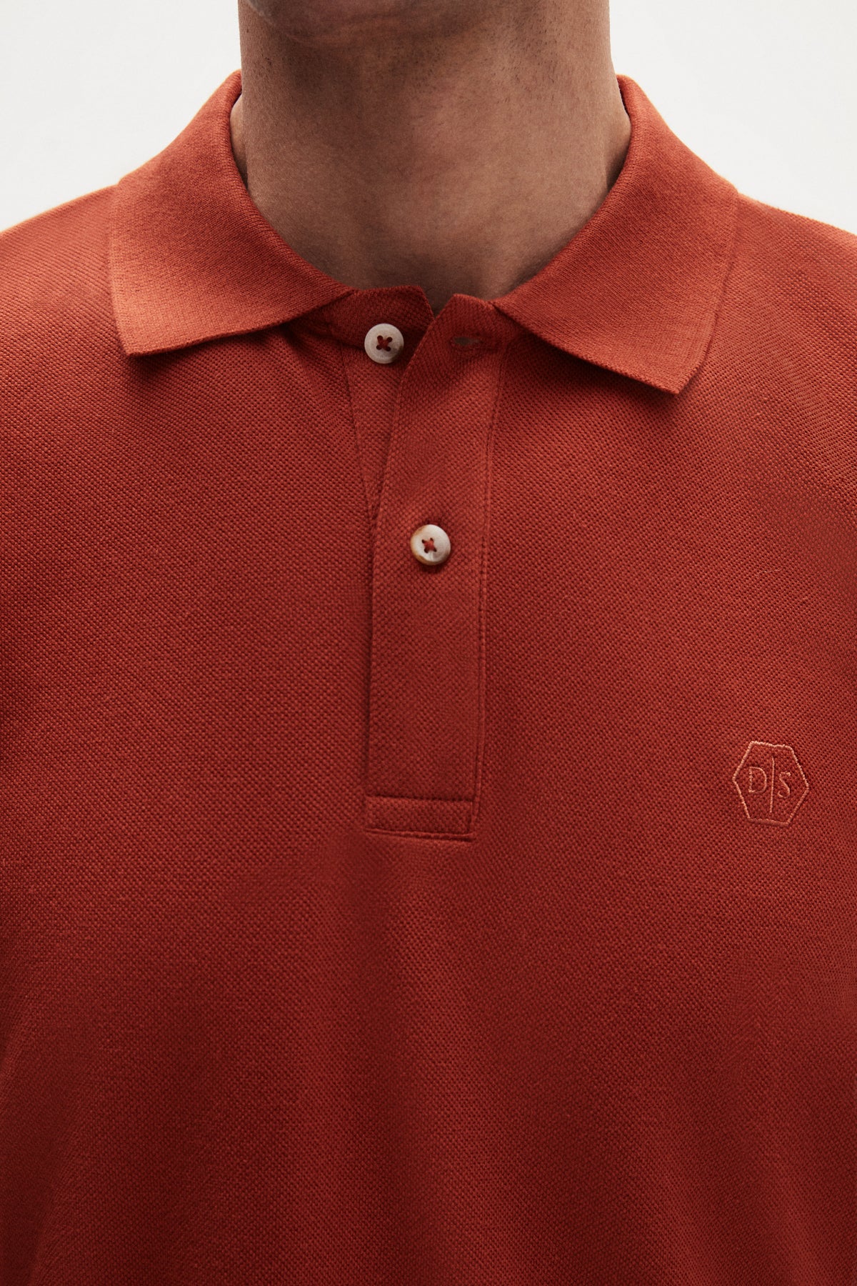 TRICOU REGULAR FIT D'S DAMAT - Cărămiziu