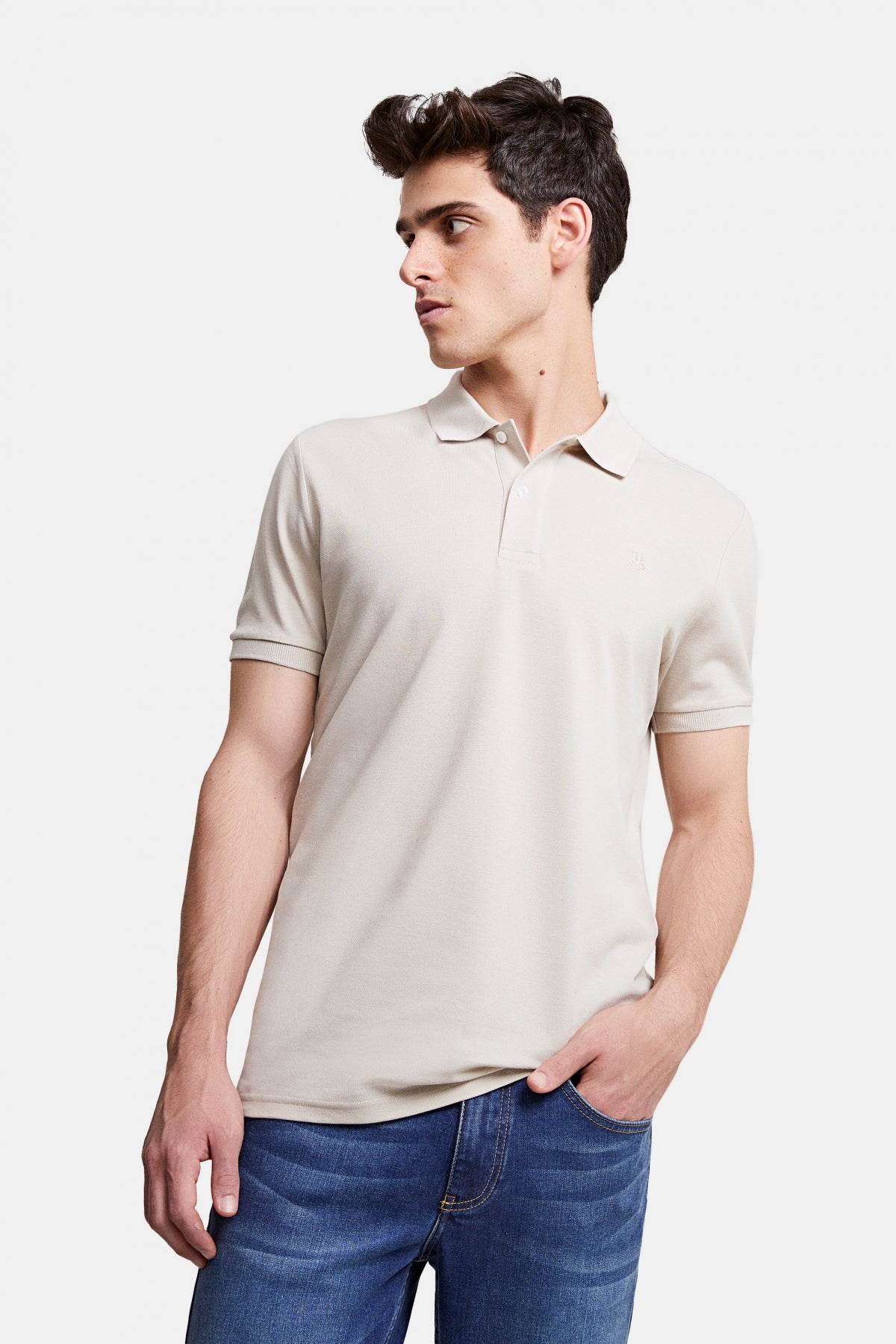 TRICOU REGULAR FIT D'S DAMAT - Bej
