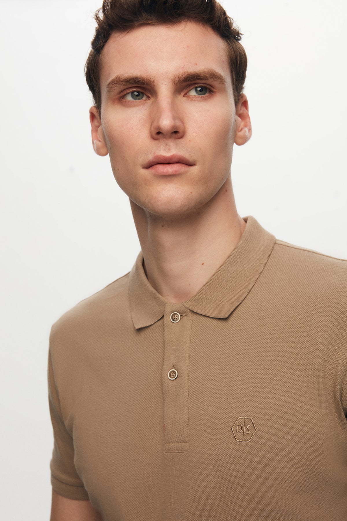 TRICOU REGULAR FIT D'S DAMAT - Bej