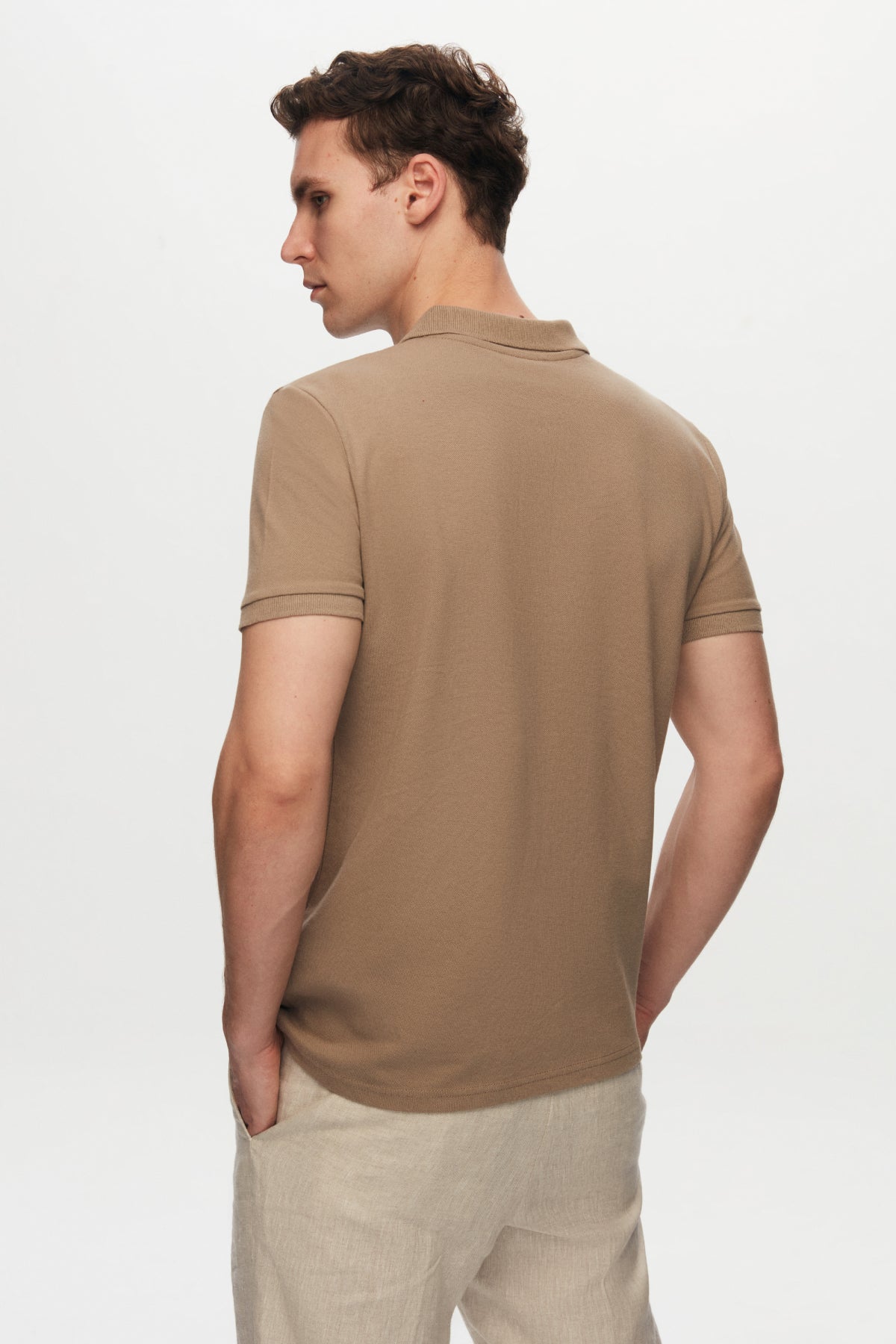 TRICOU REGULAR FIT D'S DAMAT - Bej