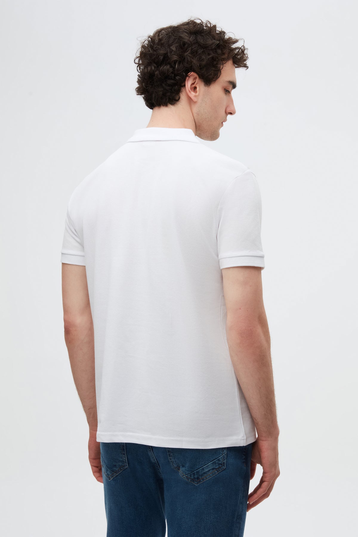 TRICOU REGULAR FIT D'S DAMAT - Alb