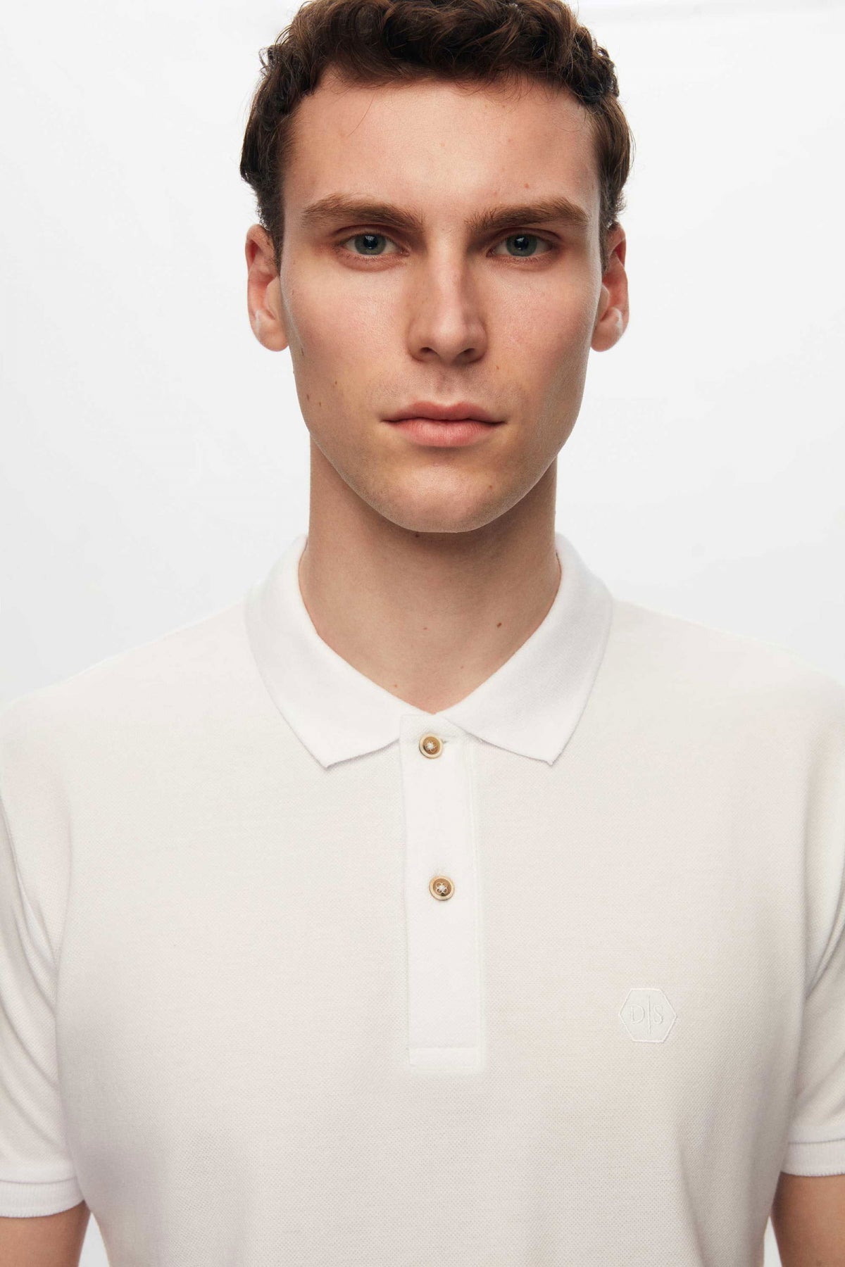 TRICOU REGULAR FIT D'S DAMAT - Alb