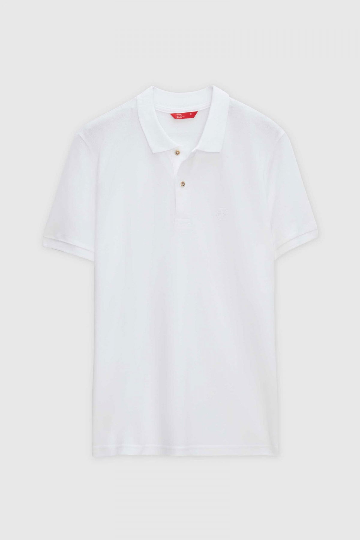 TRICOU REGULAR FIT D'S DAMAT - Alb