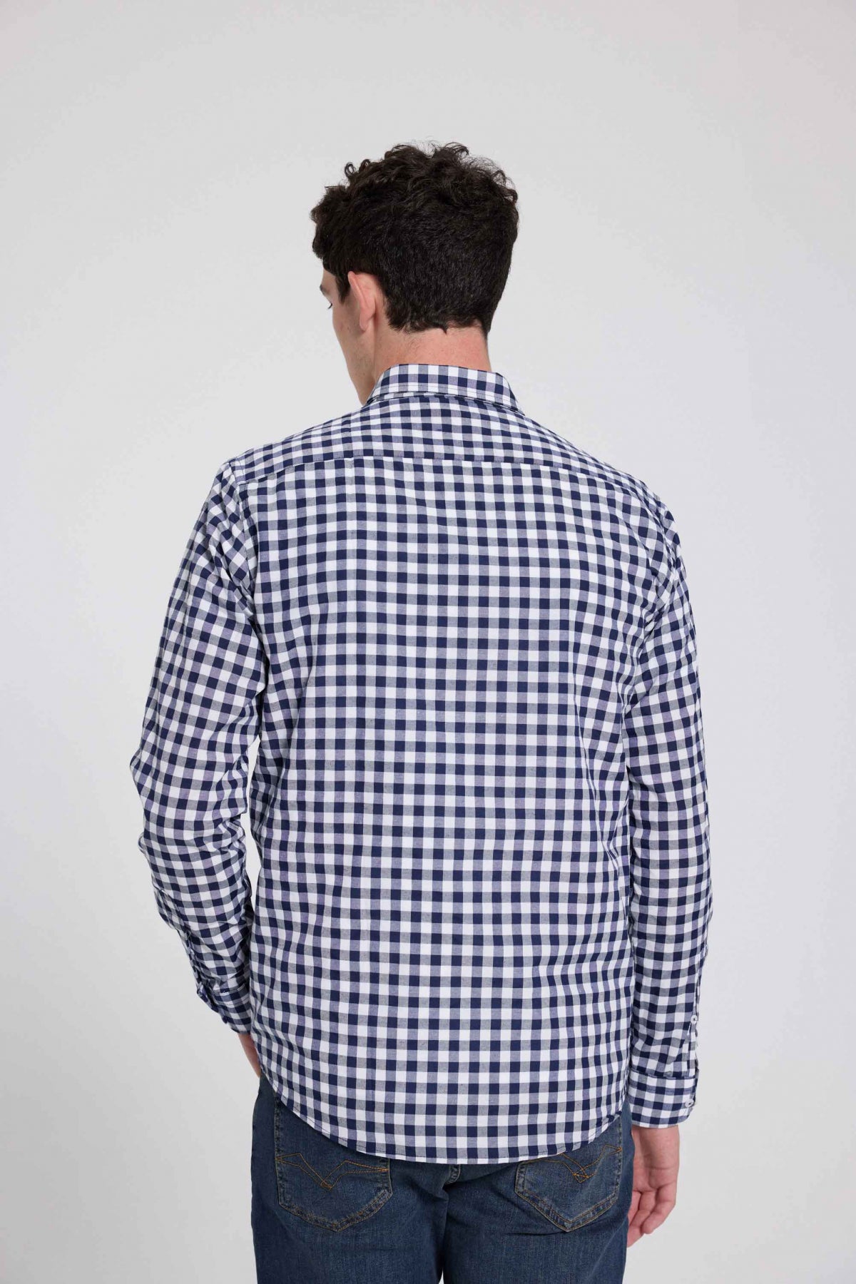 CAMASA SLIM FIT D'S DAMAT - Bleumarin