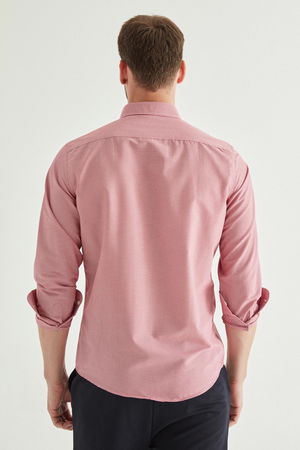 CAMASA CASUAL SLIM FIT D'S DAMAT - Fumuriu