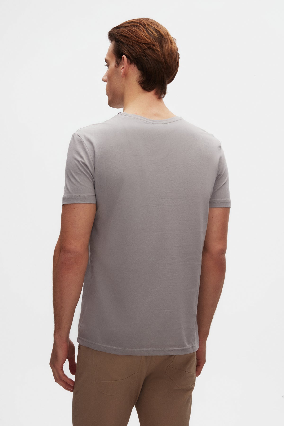 TRICOU SLIM FIT D'S DAMAT - Gri