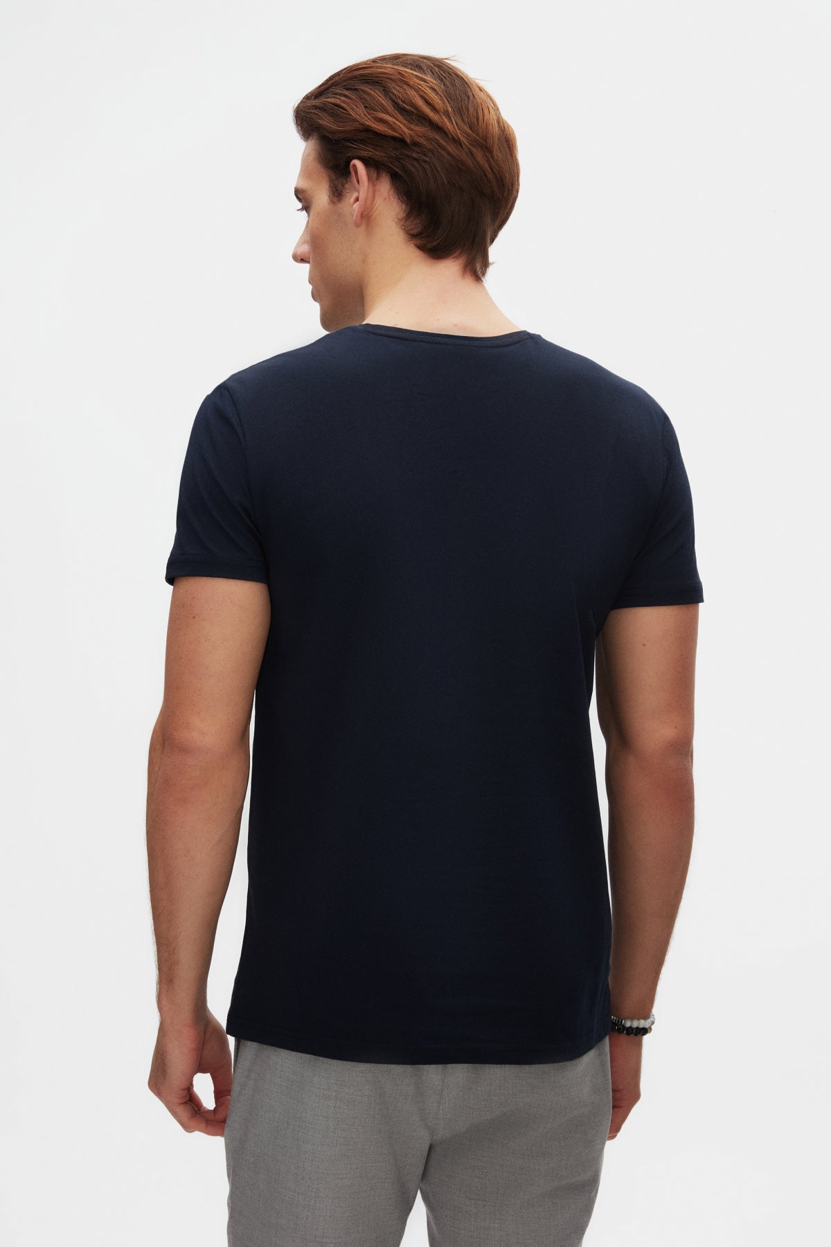 TRICOU SLIM FIT D'S DAMAT - Bleumarin